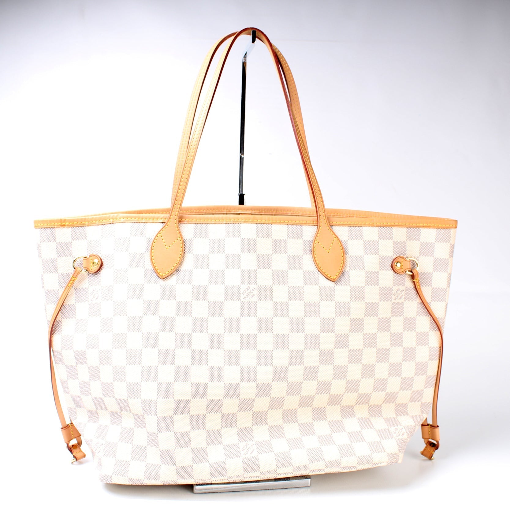 Louis Vuitton Neverfull MM Azur Damier Tote Bag Azur 81