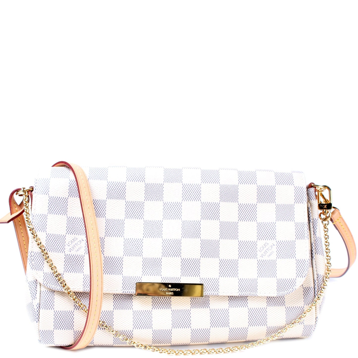 Louis Vuitton Favorite MM Azur Damier Handbag Azur 9