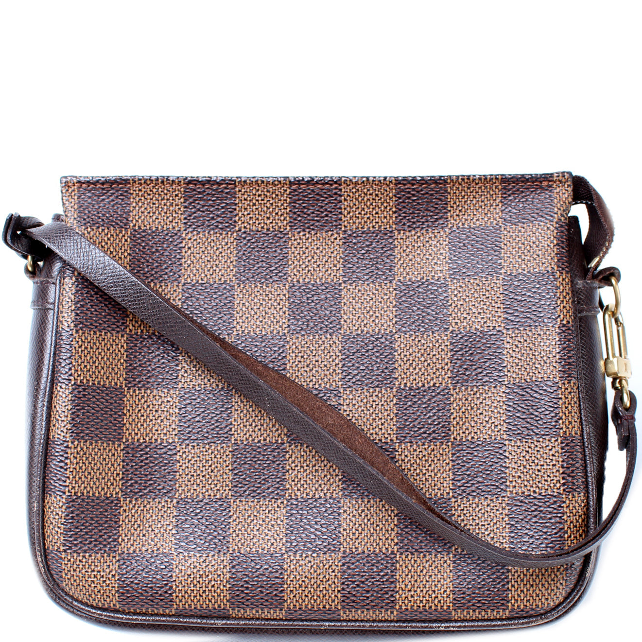 Louis Vuitton Truth Makeup Ebene Damier Handbag