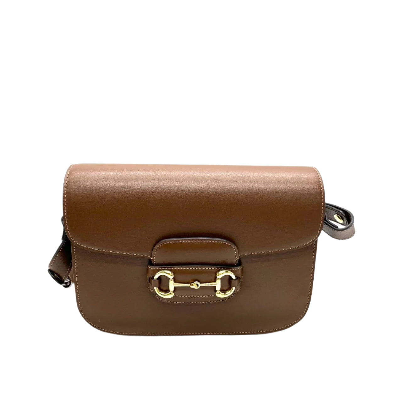 Gucci Horsebit Caramel Leather Brown Small Shoulder Bag Leather 9