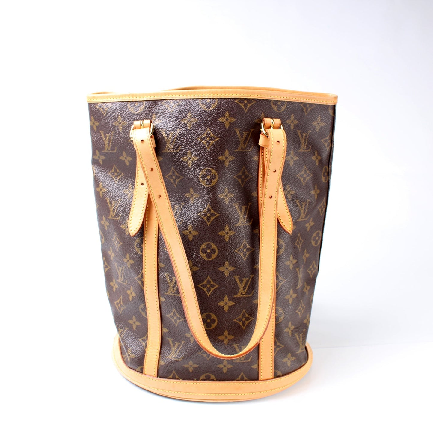 Louis Vuitton Bucket GM w Monogram Bucket Bag