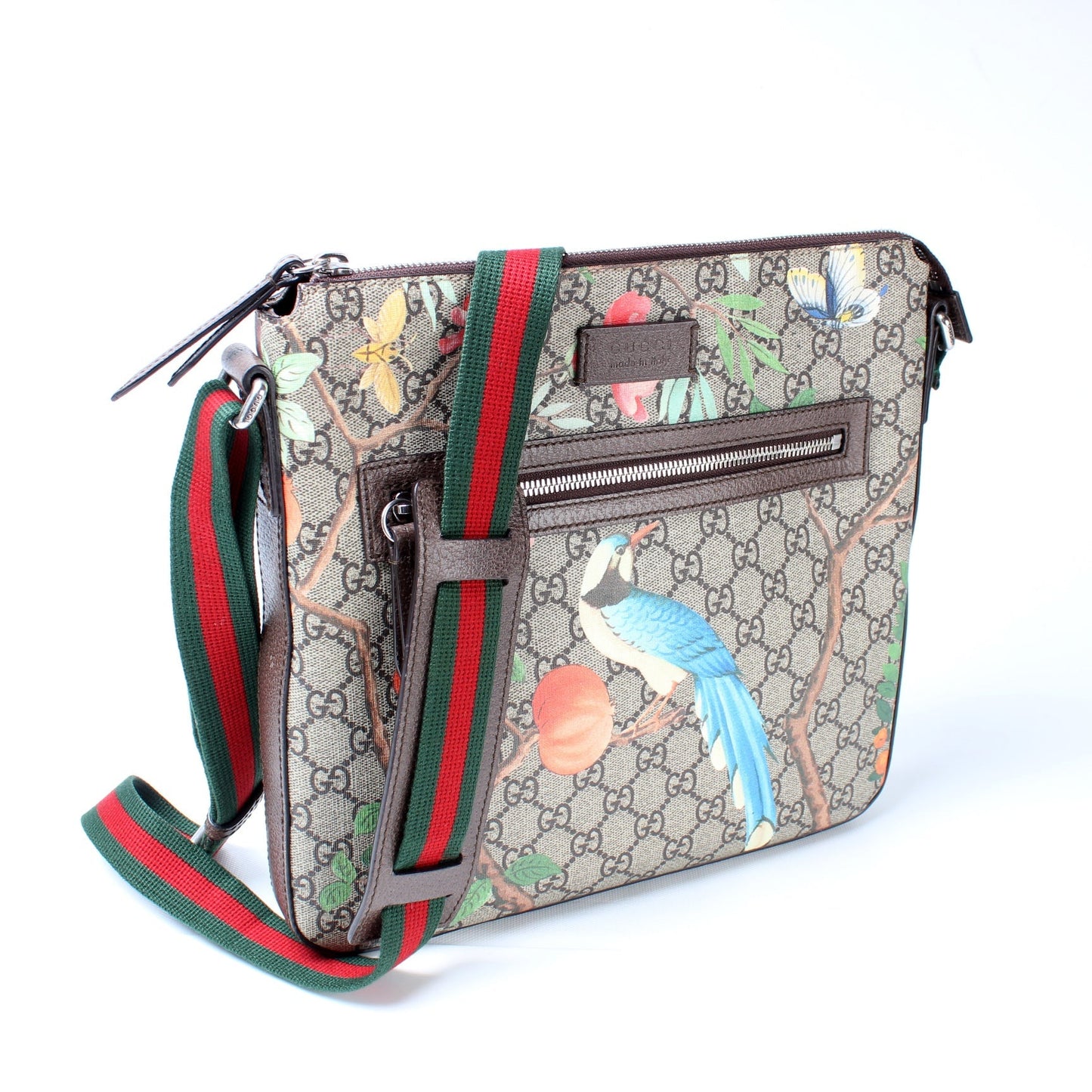 Gucci GG Supreme Tian Messenger Small Travel Bag