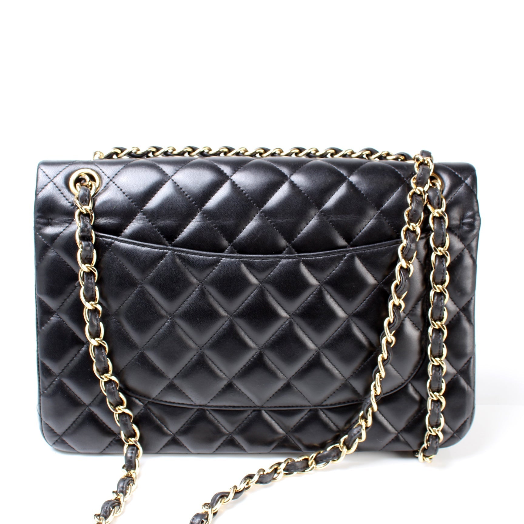 Chanel Classic Flap Jumbo Lambskin 15M Handbag