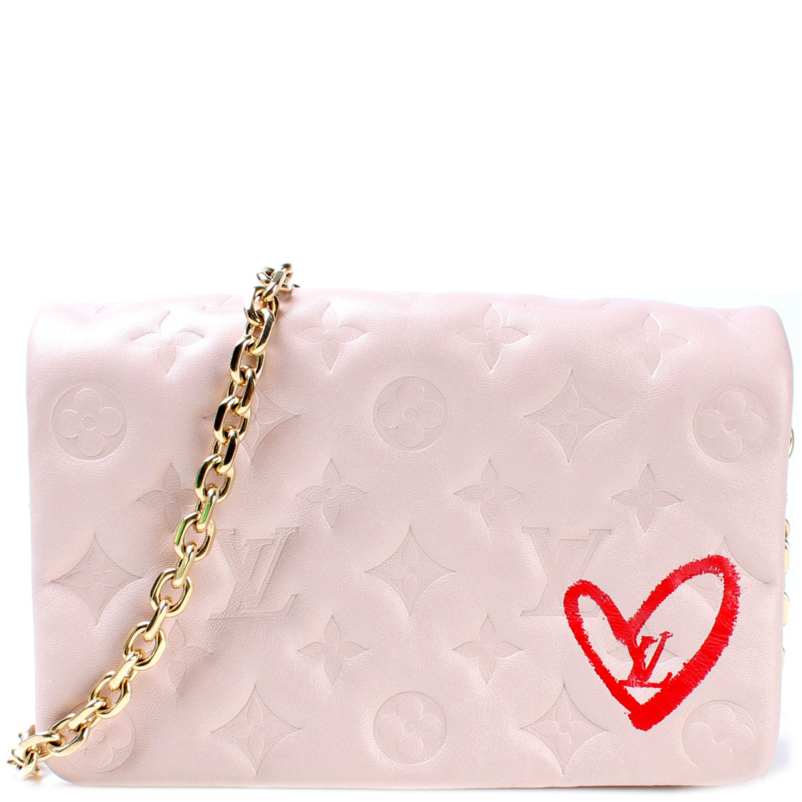 Louis Vuitton Pochette Coussin Fall Love Clutch Bag Love 1