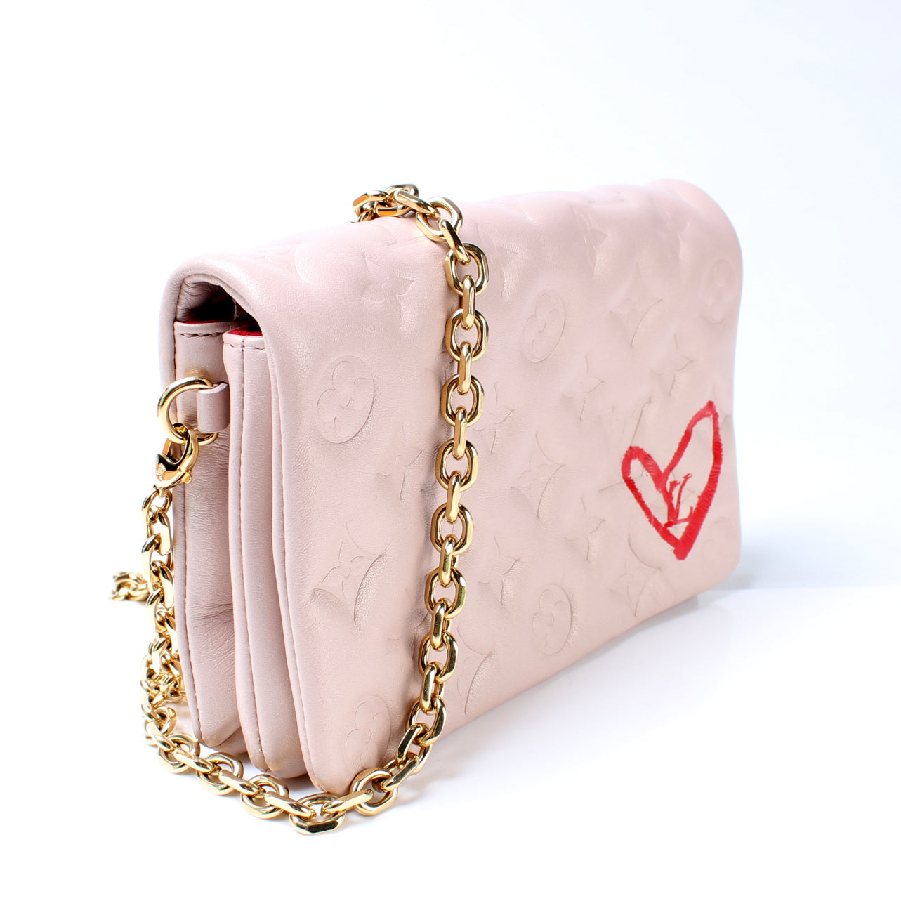 Louis Vuitton Pochette Coussin Fall Love Clutch Bag Love 1