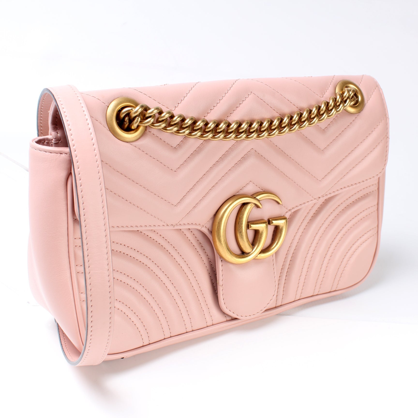 Gucci GG Marmont Small Flap Shoulder Bag Flap 1