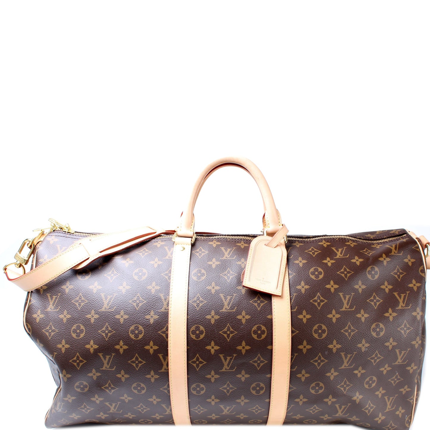 Louis Vuitton Keepall 55 Bandouliere Monogram Travel Bag Monogram 29