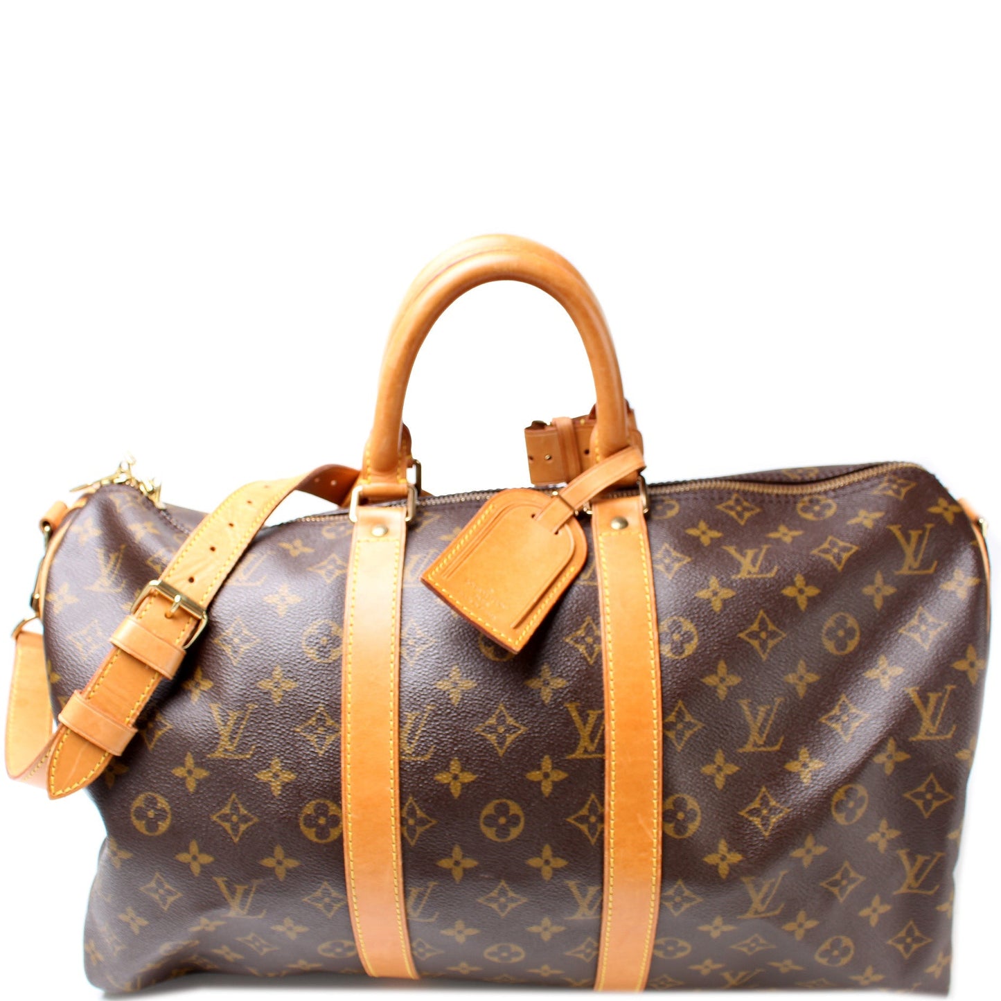 Louis Vuitton Keepall Bandouliere 45 Monogram Travel Bag