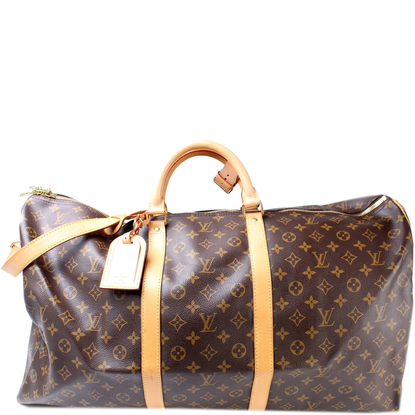 Louis Vuitton Keepall 60 Bandouliere Monogram Travel Bag Monogram 31