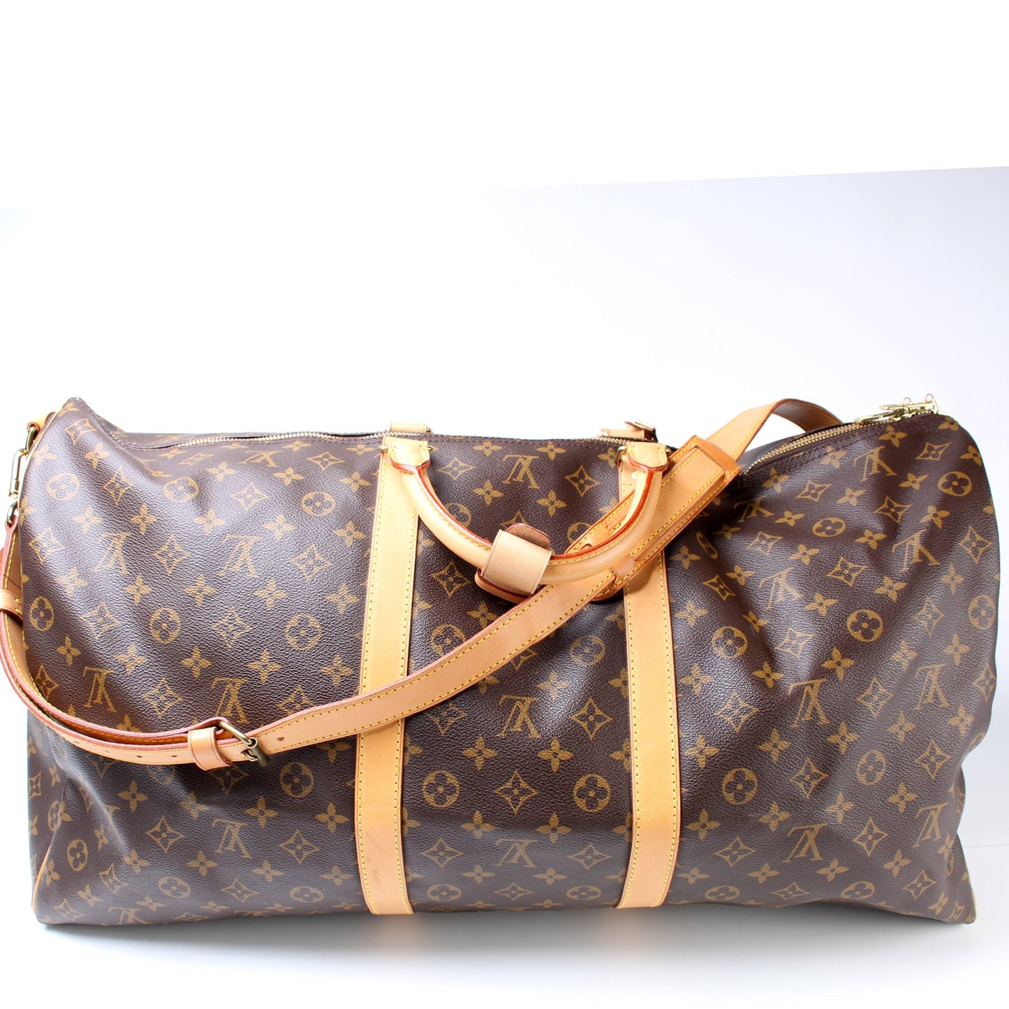 Louis Vuitton Keepall 60 Bandouliere Monogram Travel Bag Monogram 31