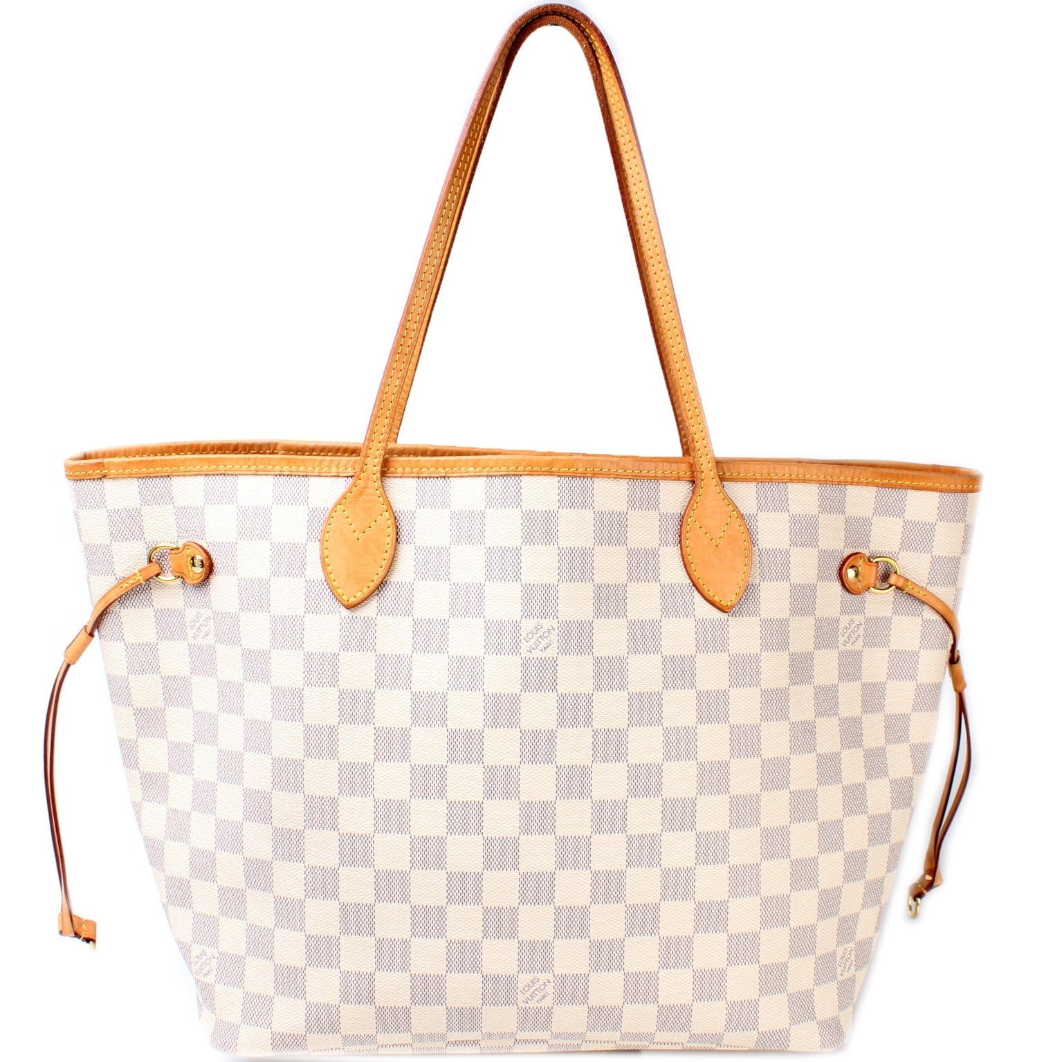 Louis Vuitton Neverfull MM Azur Damier Tote Bag Azur 83