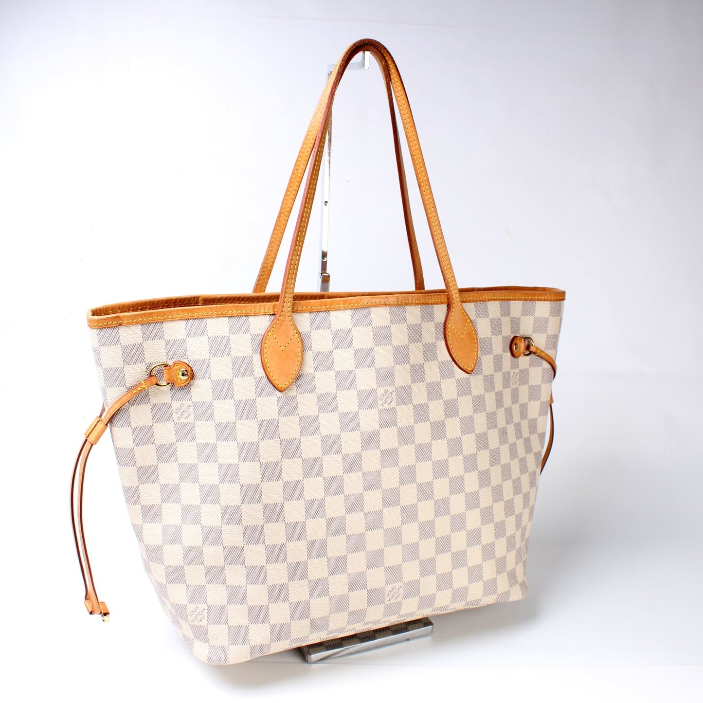 Louis Vuitton Neverfull MM Azur Damier Tote Bag Azur 83