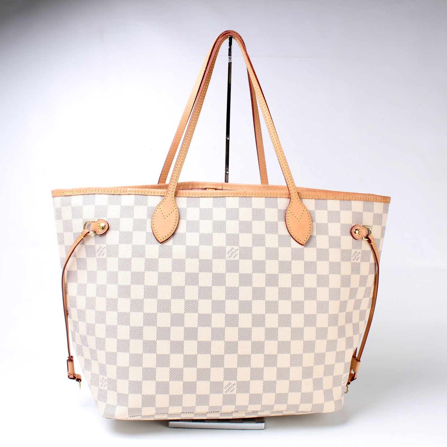 Louis Vuitton Neverfull MM Azur Damier Tote Bag Azur 84
