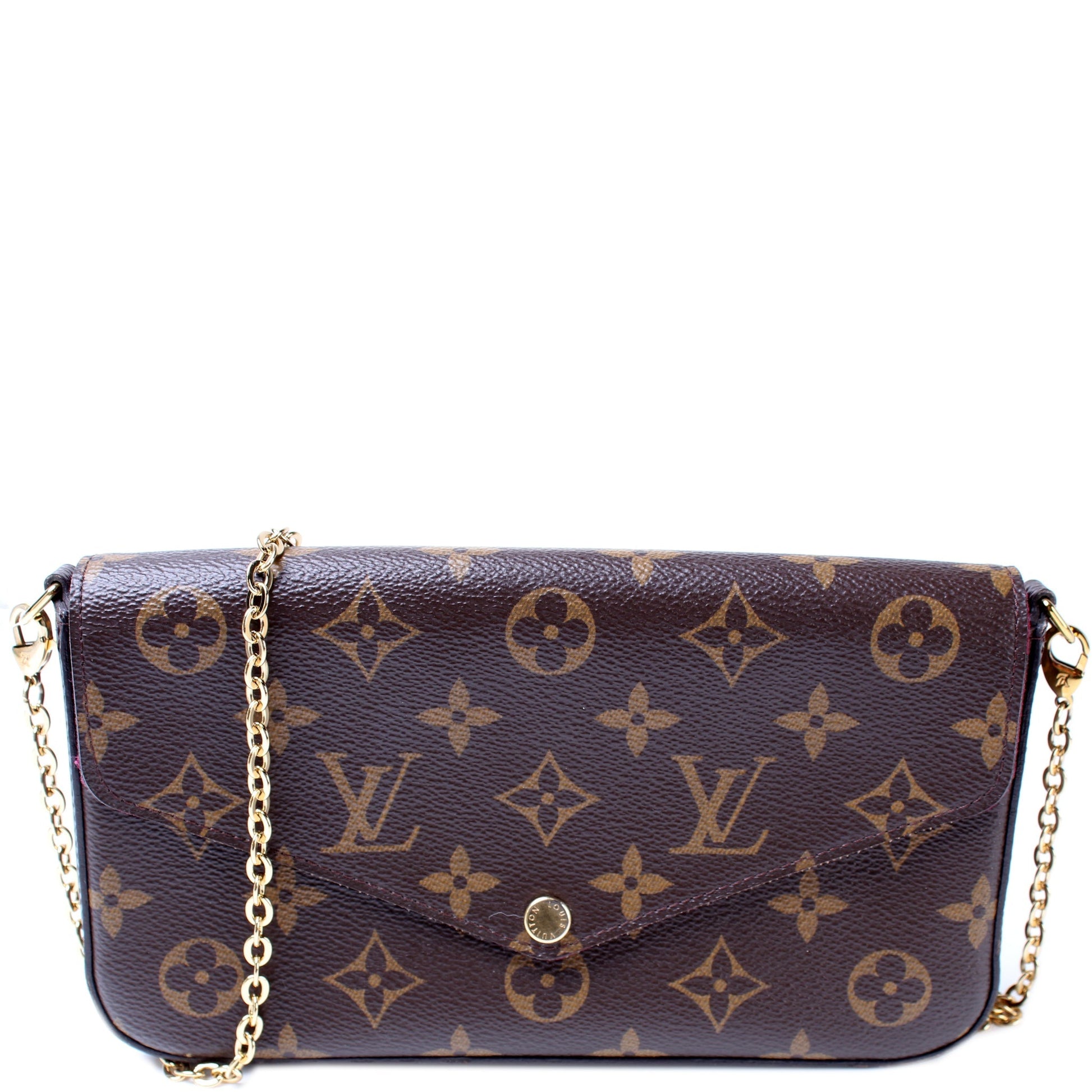 Louis Vuitton Pochette Felicie Monogram Clutch Bag Monogram 63