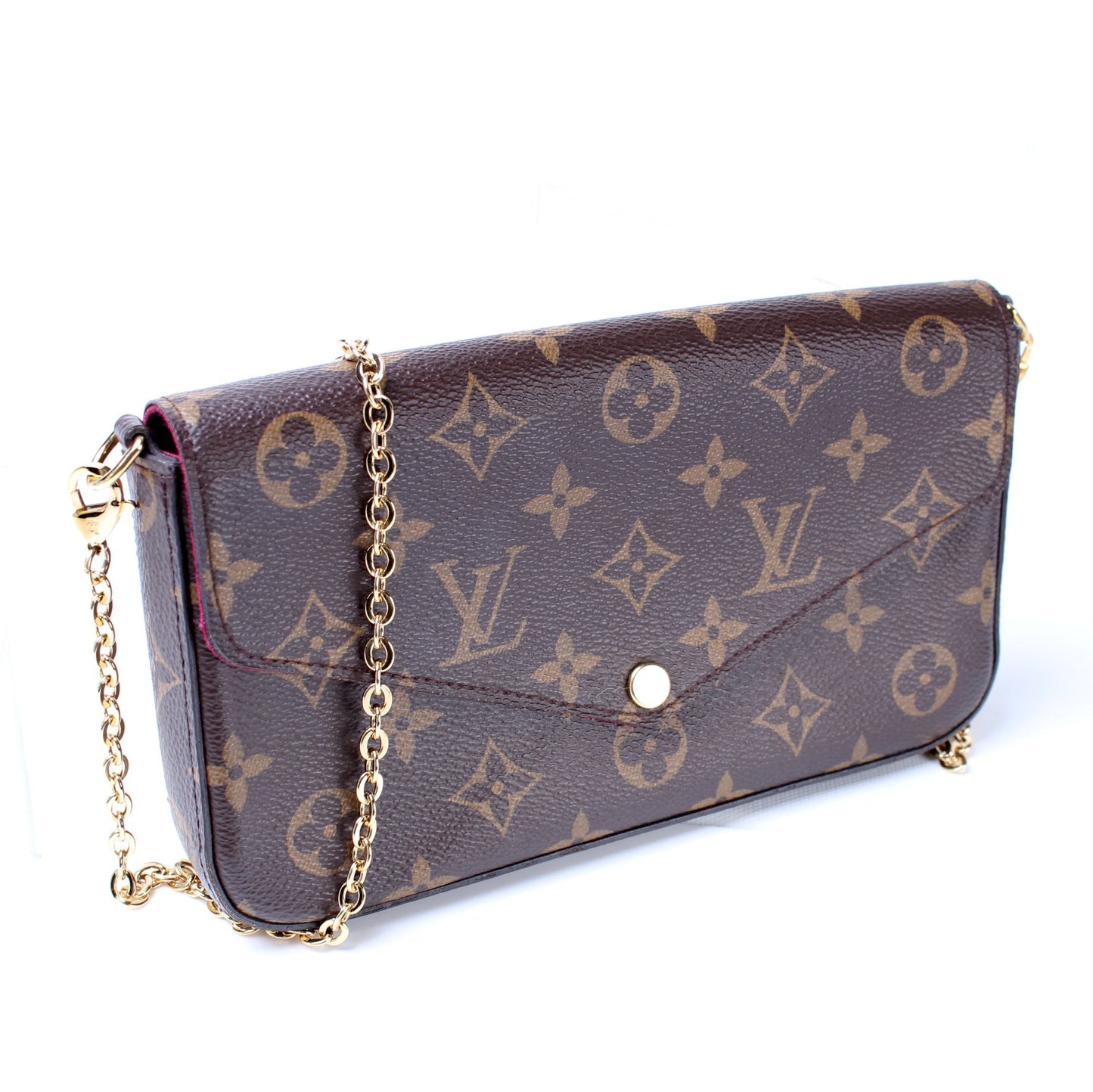 Louis Vuitton Pochette Felicie Monogram Clutch Bag Monogram 63