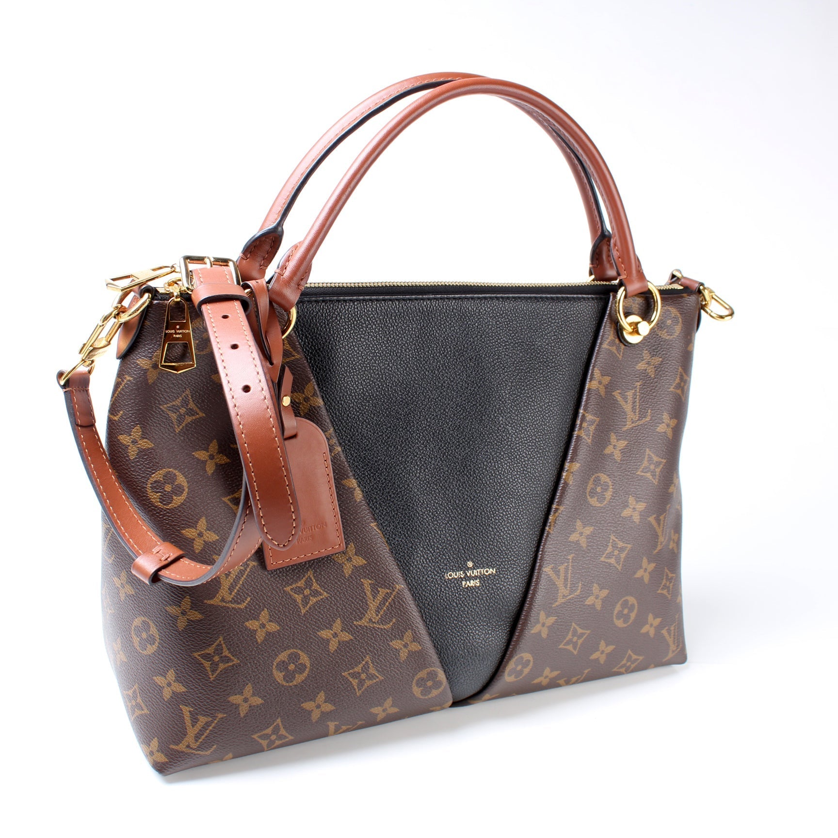 Louis Vuitton V Monogram MM Tote Bag Monogram 1