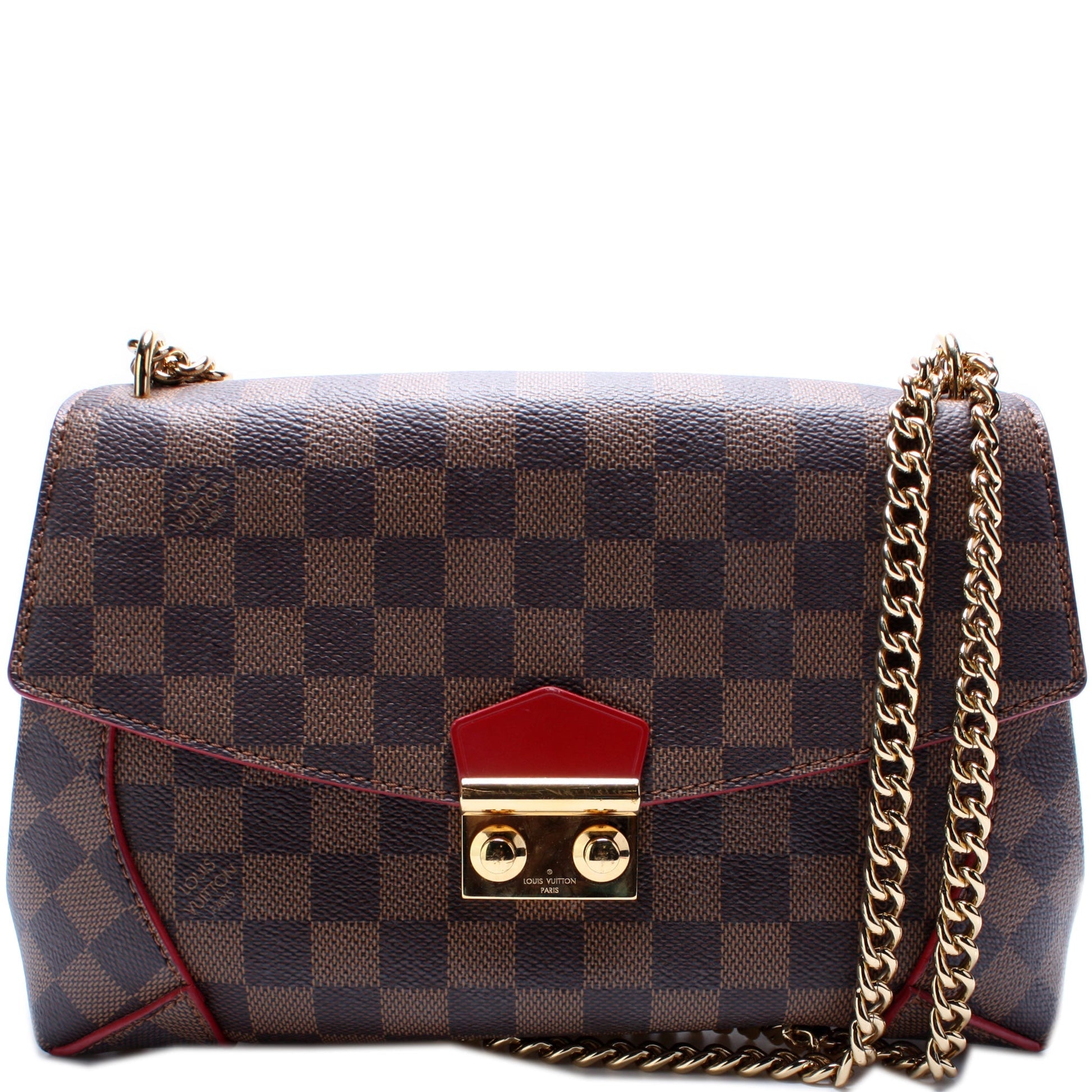 Louis Vuitton Caissa Ebene Damier Clutch Bag