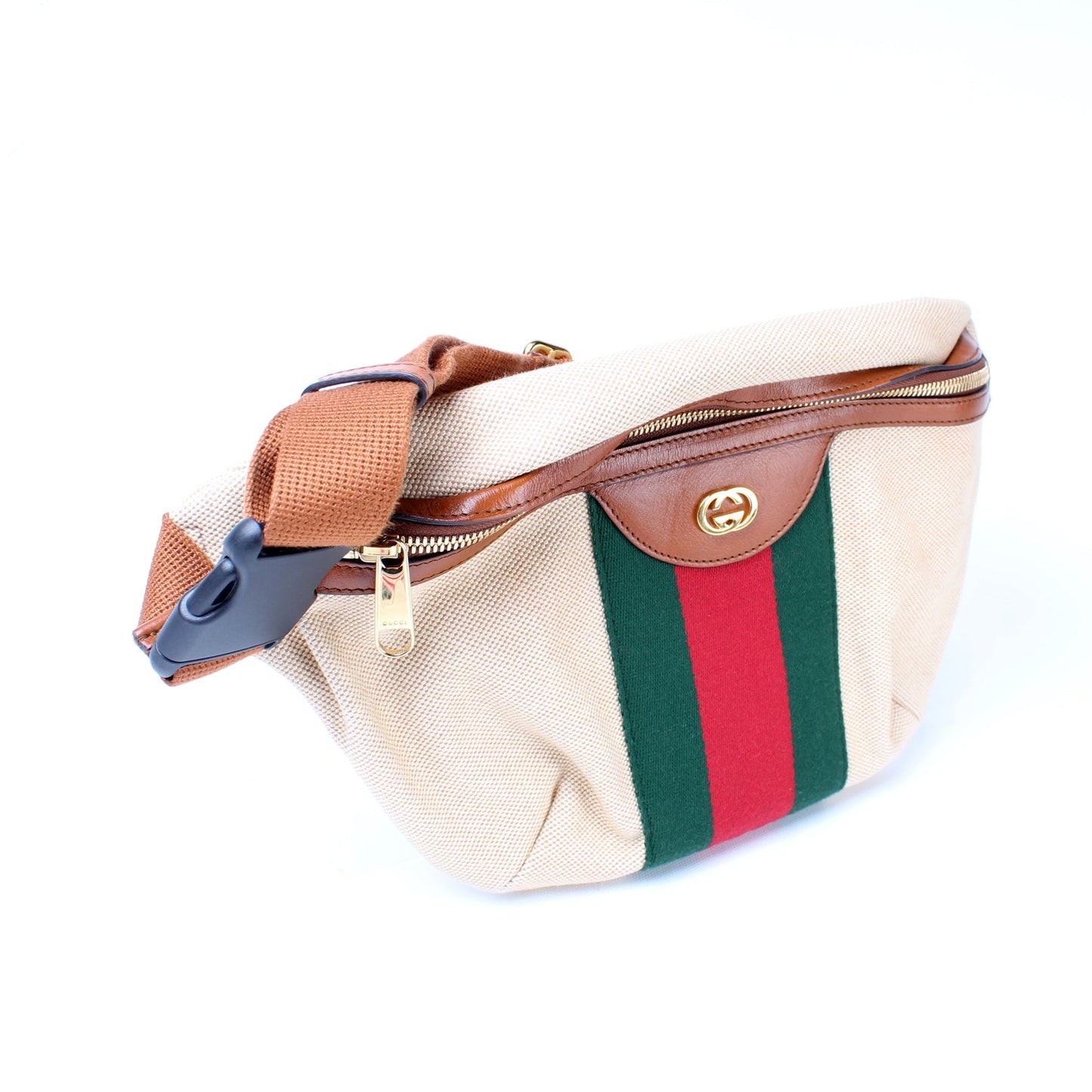 Gucci Web Canvas Belt Belt Bag