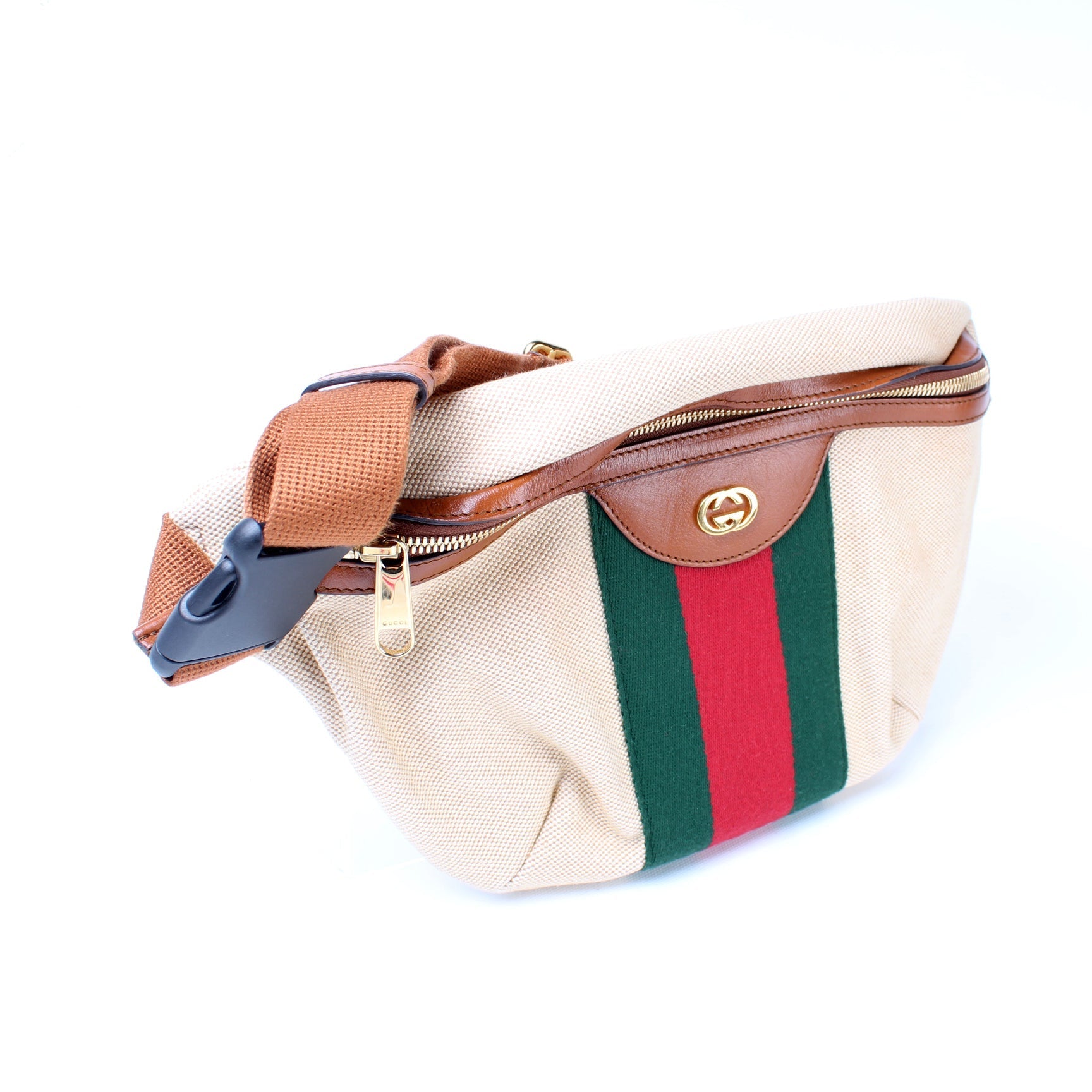 Gucci Web Canvas Belt Belt Bag