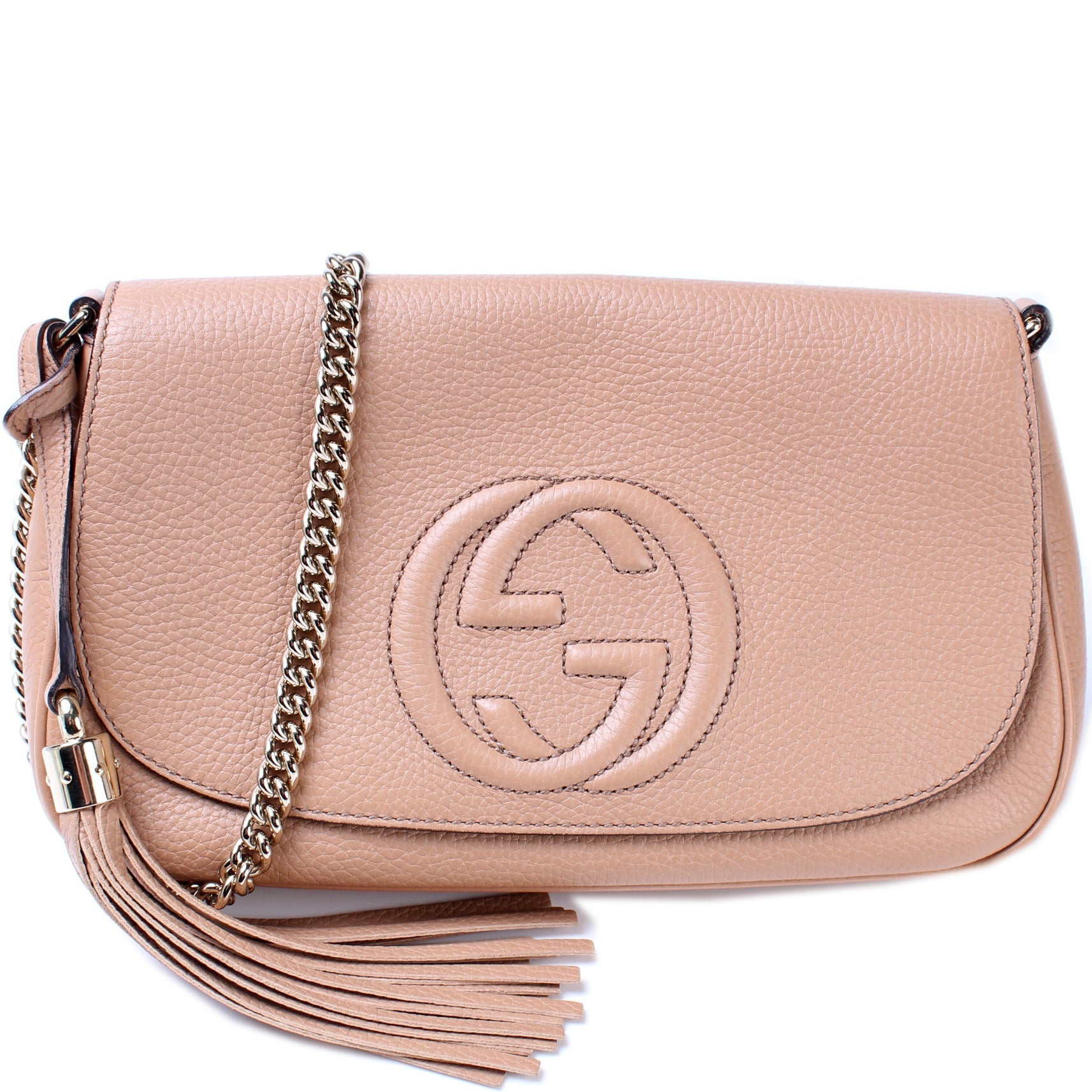 Gucci Soho Tassel Chain Flap Travel Bag Flap 7