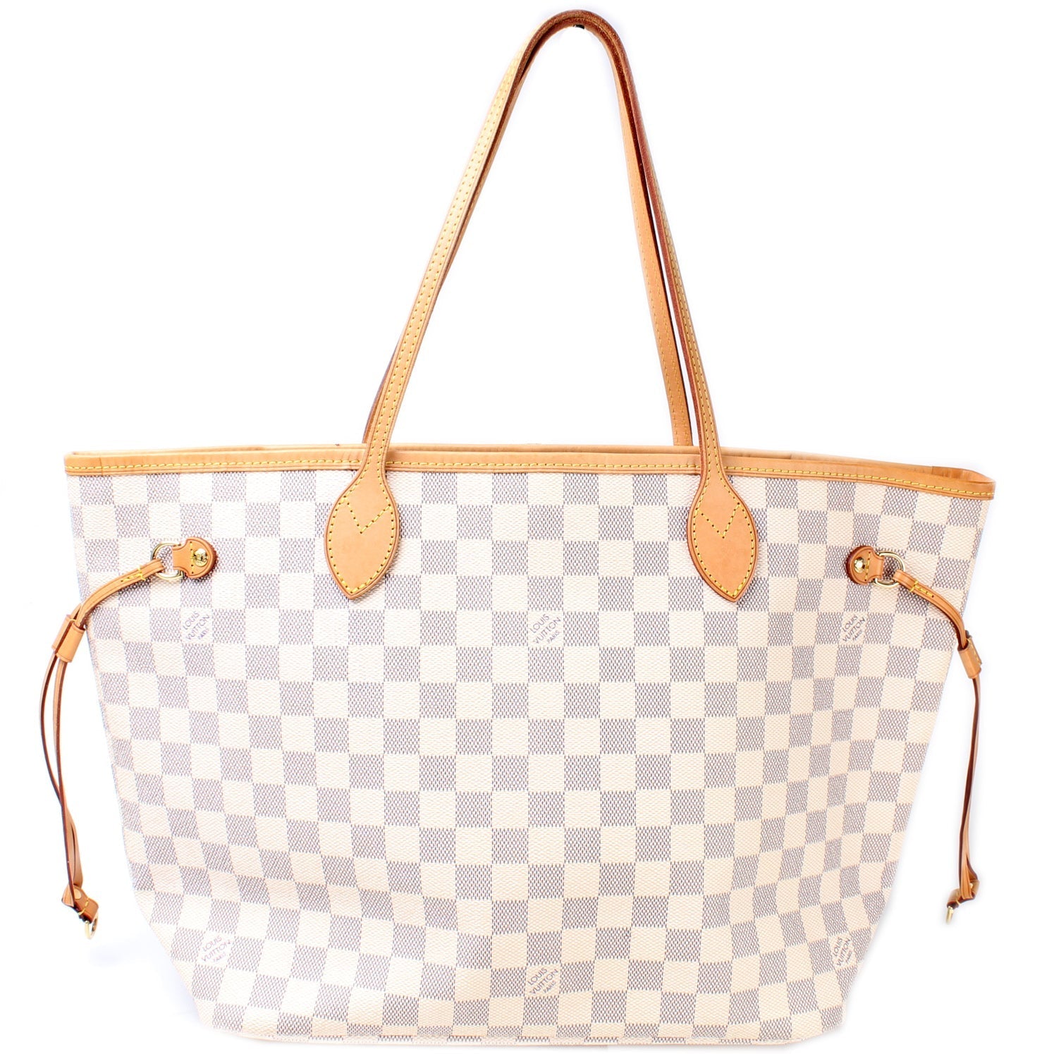Louis Vuitton Neverfull MM Azur Damier Tote Bag Azur 85