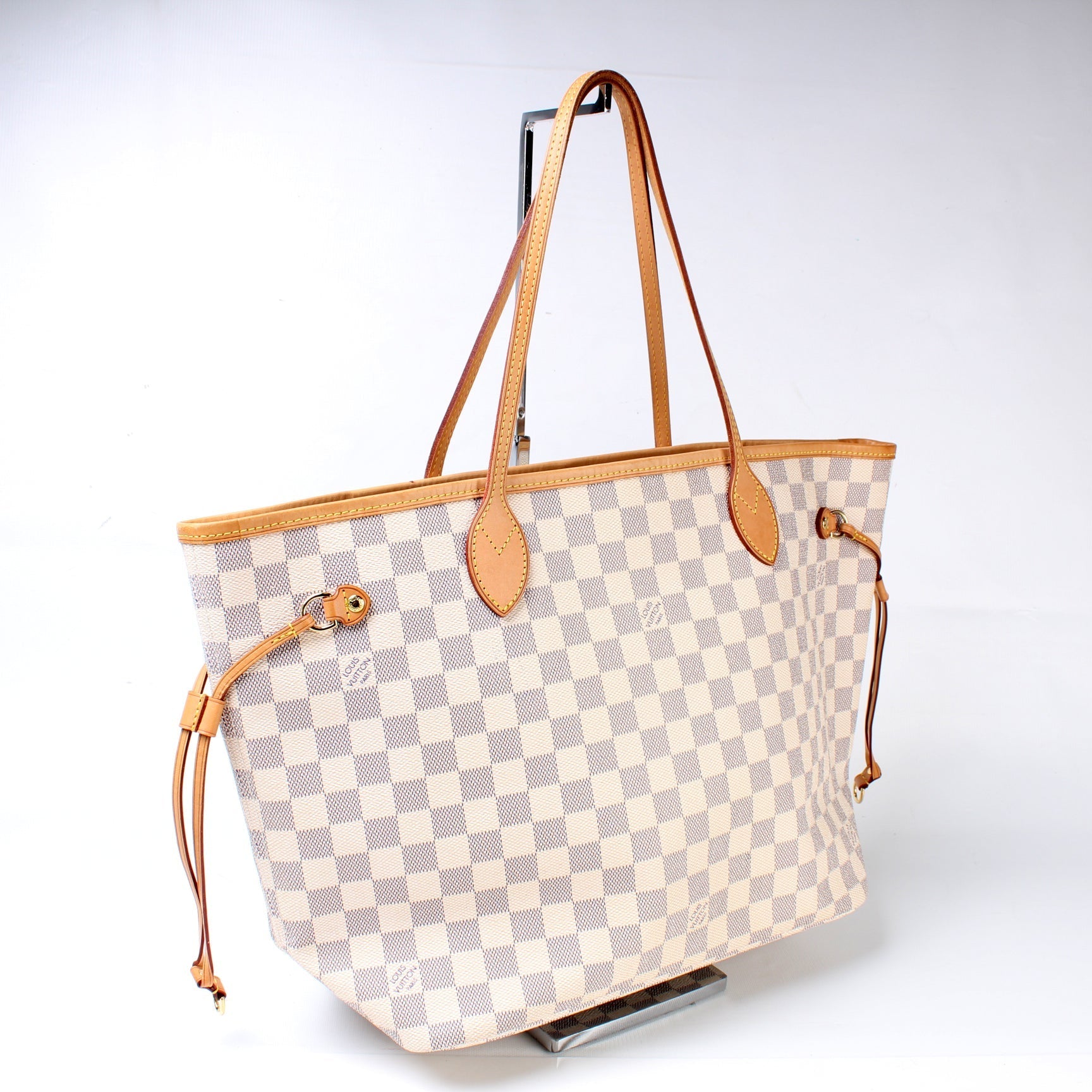 Louis Vuitton Neverfull MM Azur Damier Tote Bag Azur 85