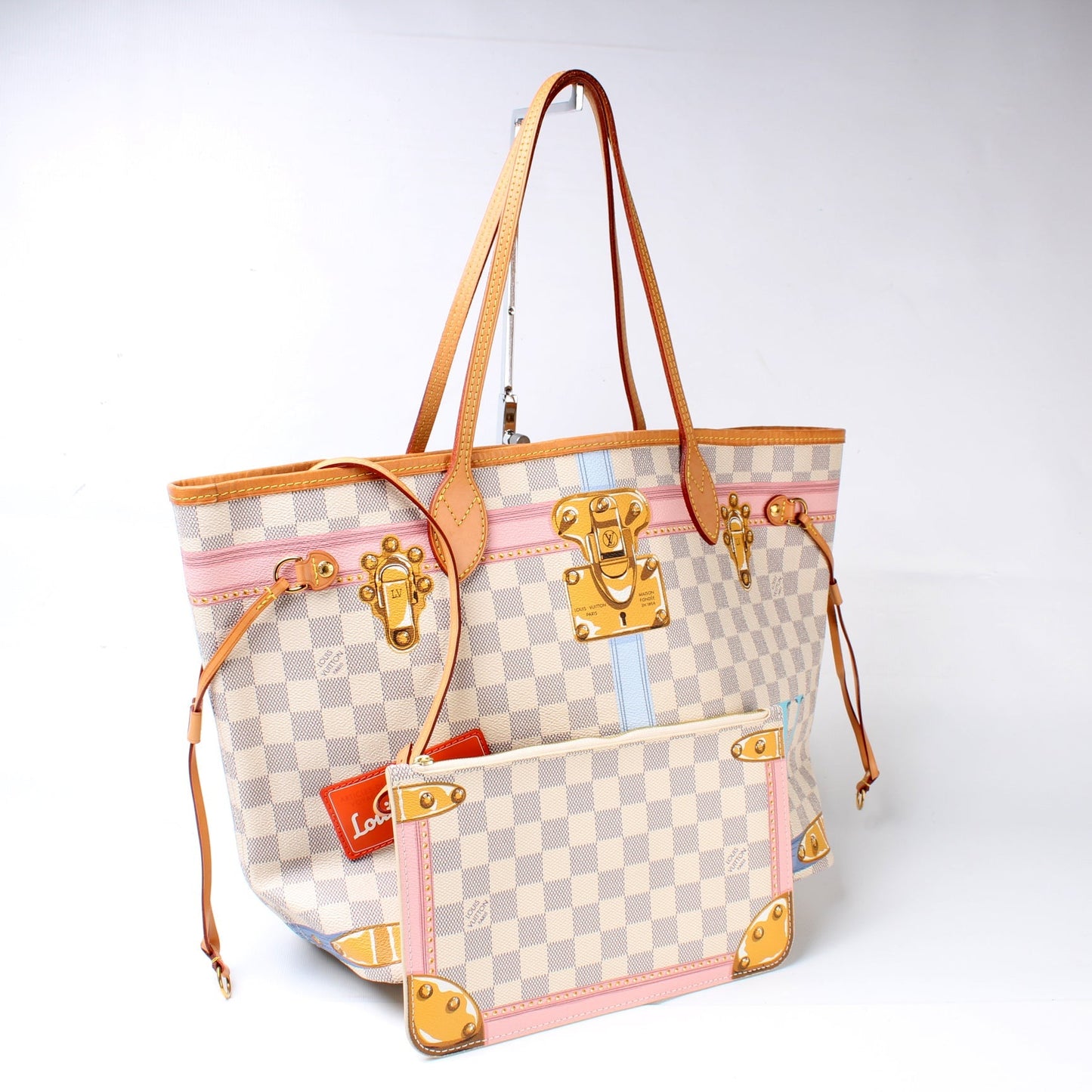 Louis Vuitton Neverfull MM Summer Trunks Tote Bag