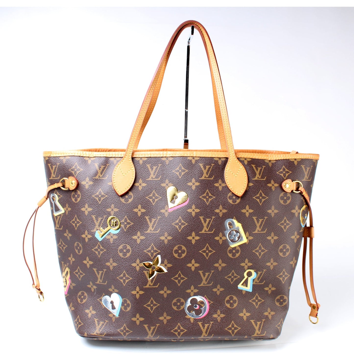 Louis Vuitton Neverfull MM Lovelock w Wallet Case Wallet 1
