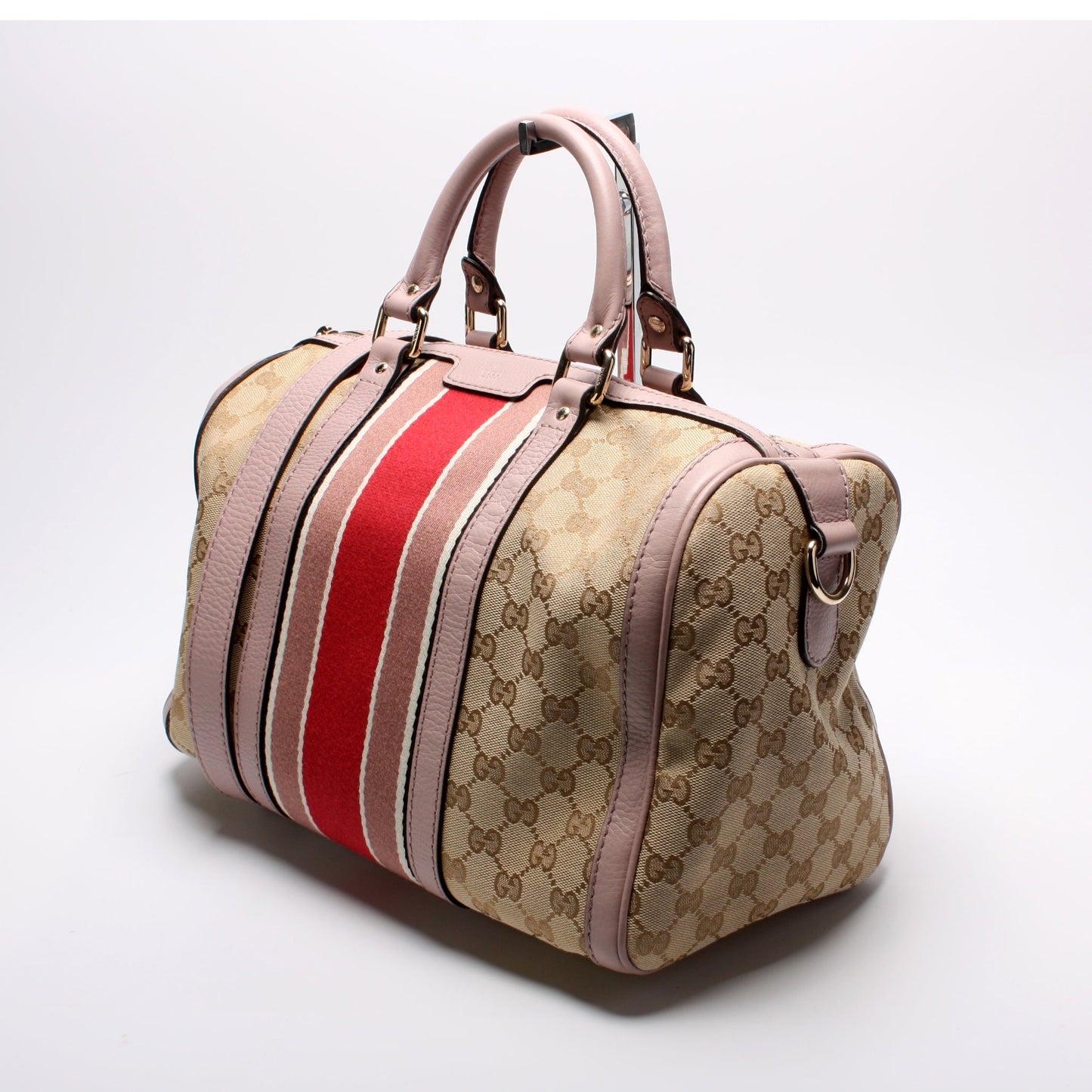 Gucci Boston Canvas Travel Bag Canvas 10