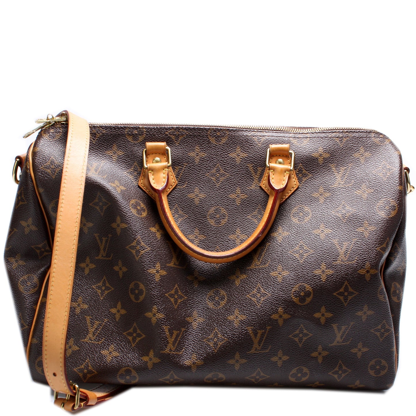 Louis Vuitton Speedy 35 Bandouliere Monogram Handbag Monogram 6