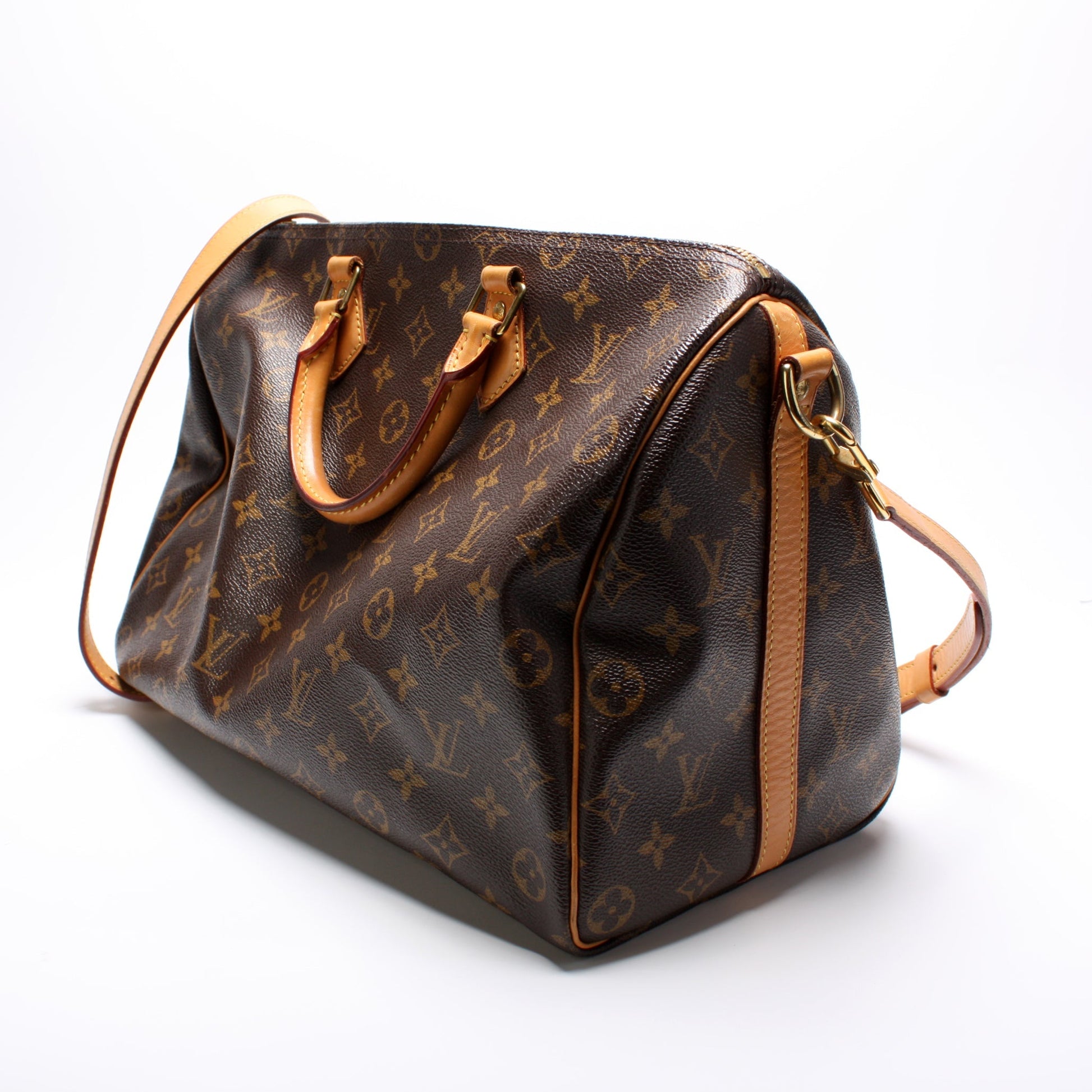 Louis Vuitton Speedy 35 Bandouliere Monogram Handbag Monogram 6