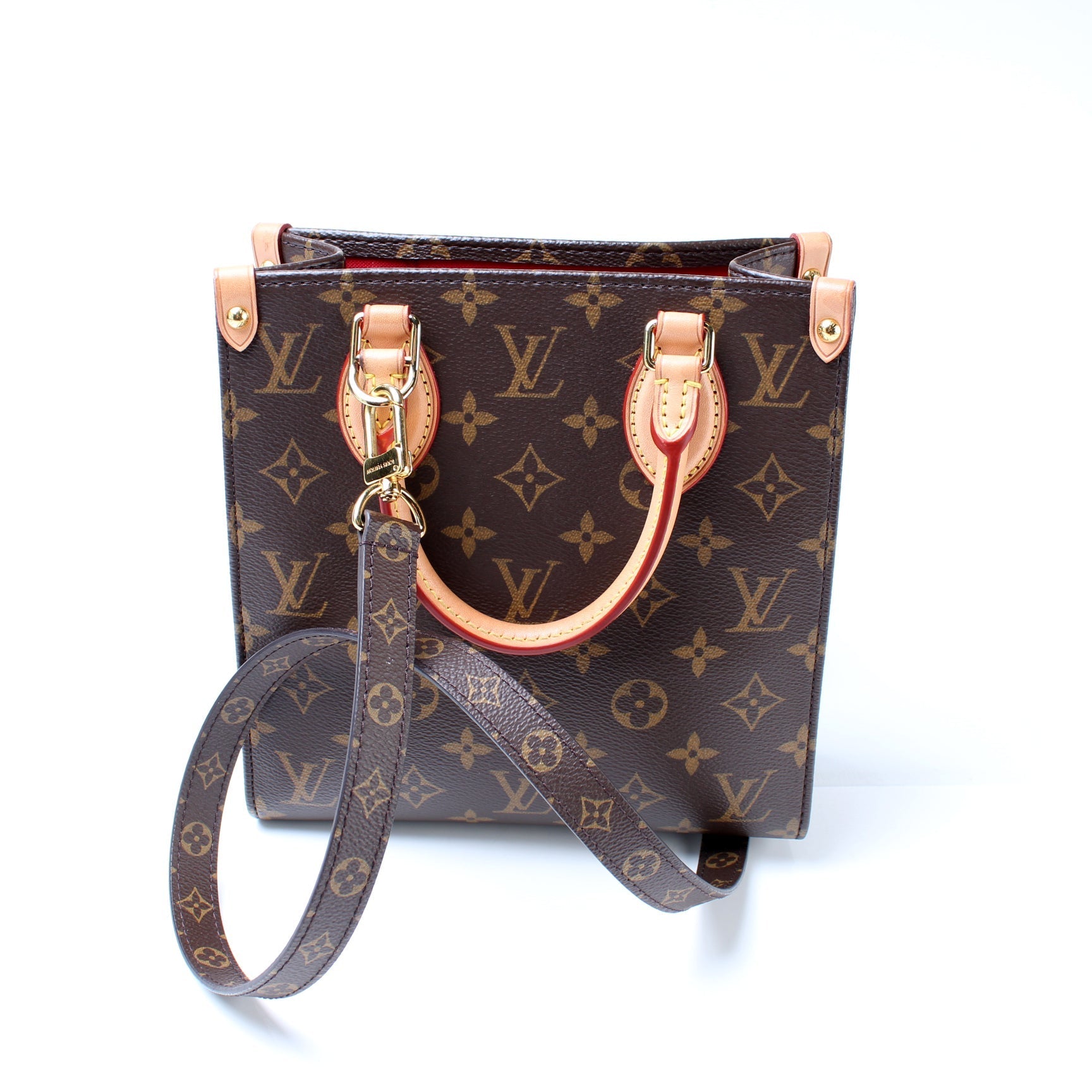 Louis Vuitton Sac Plat BB Monogram Handbag