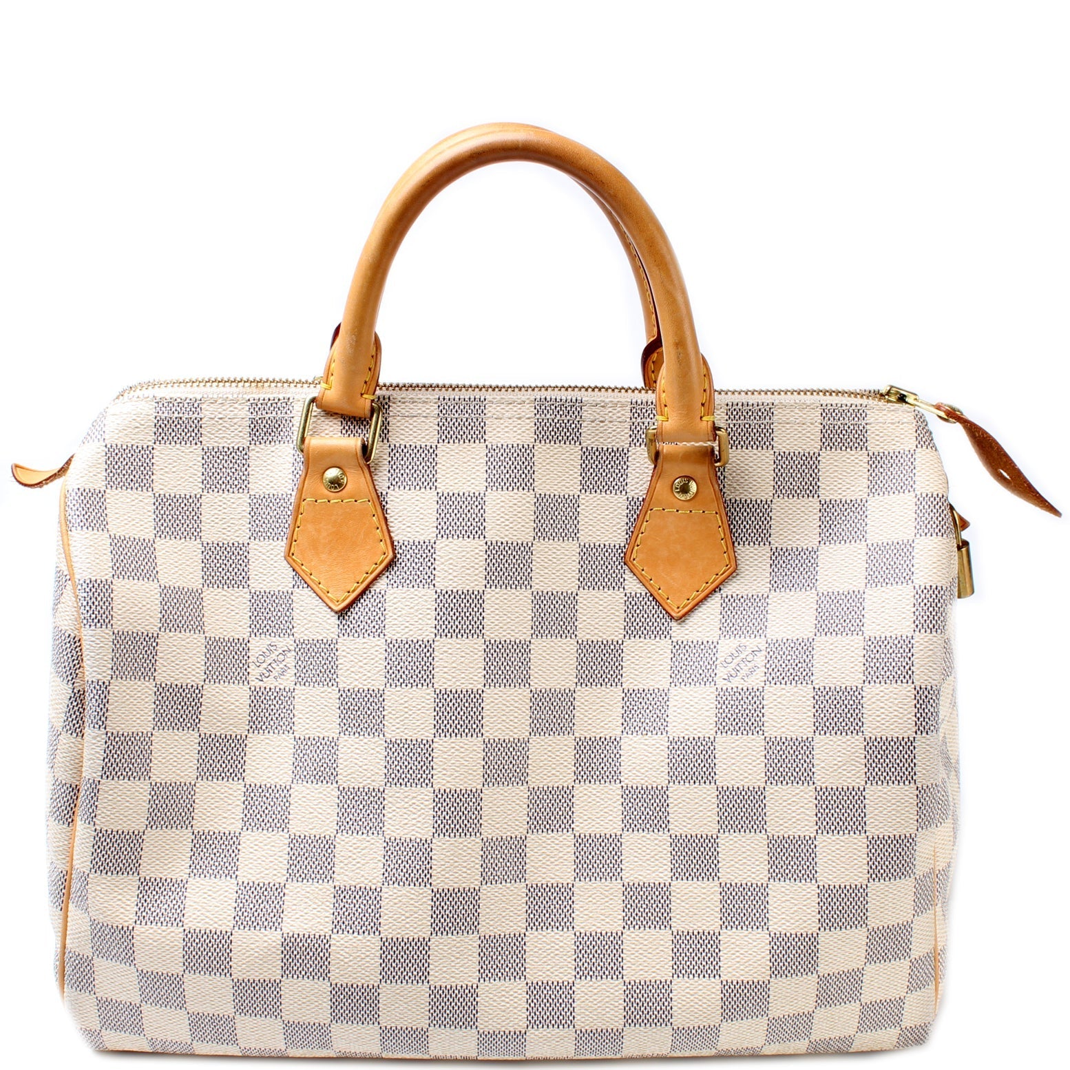 Louis Vuitton Speedy 30 Azur Damier Handbag Azur 28