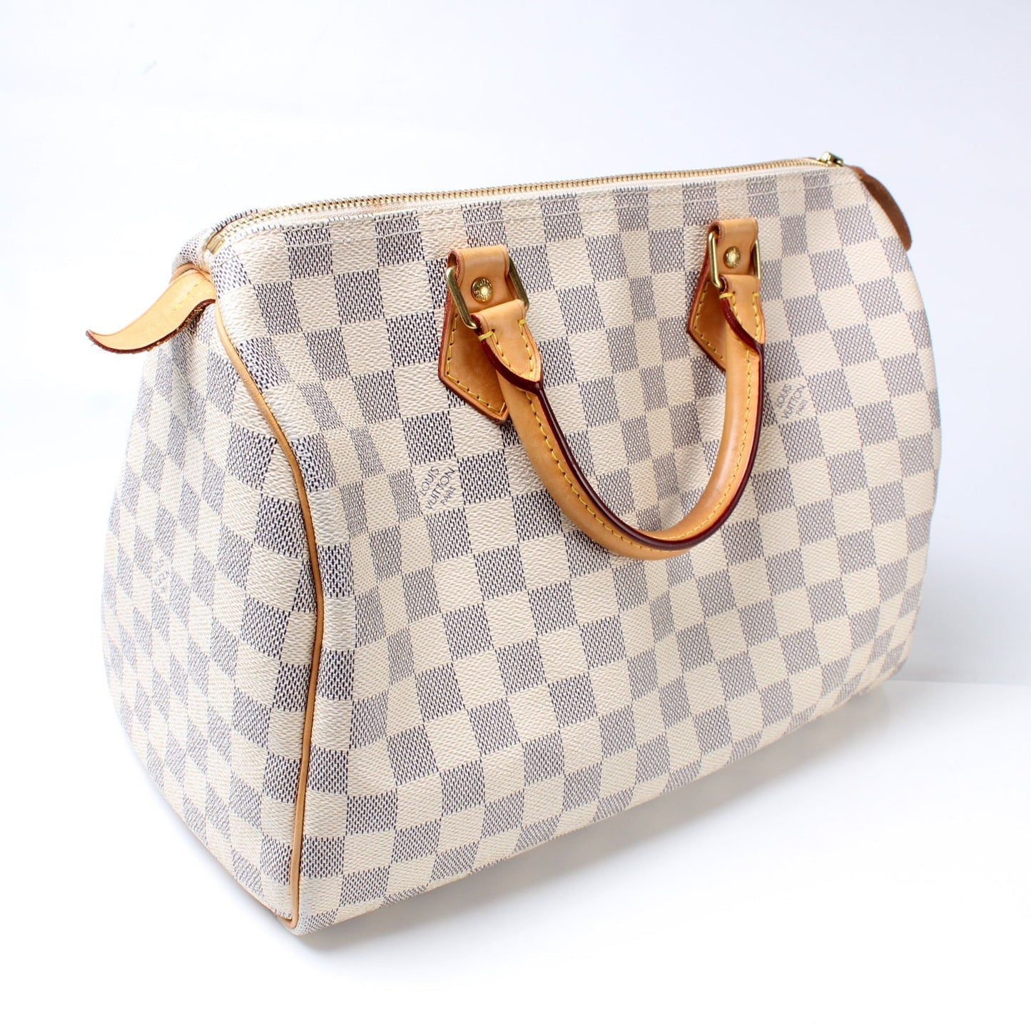 Louis Vuitton Speedy 30 Azur Damier Handbag Azur 28