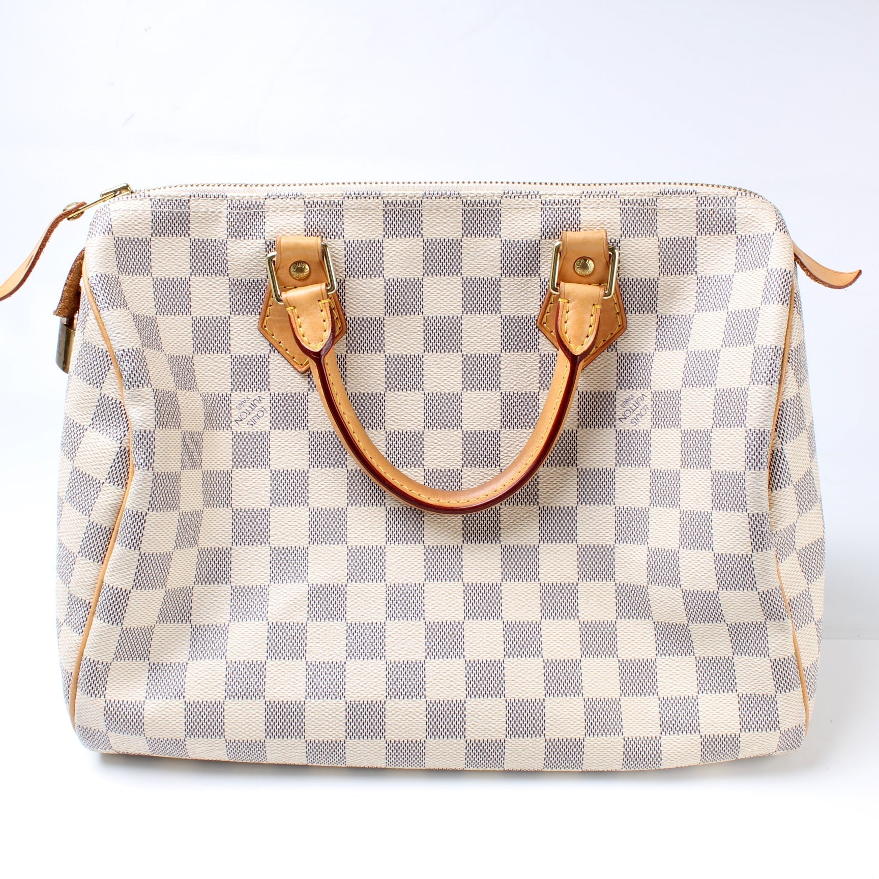 Louis Vuitton Speedy 30 Azur Damier Handbag Azur 28