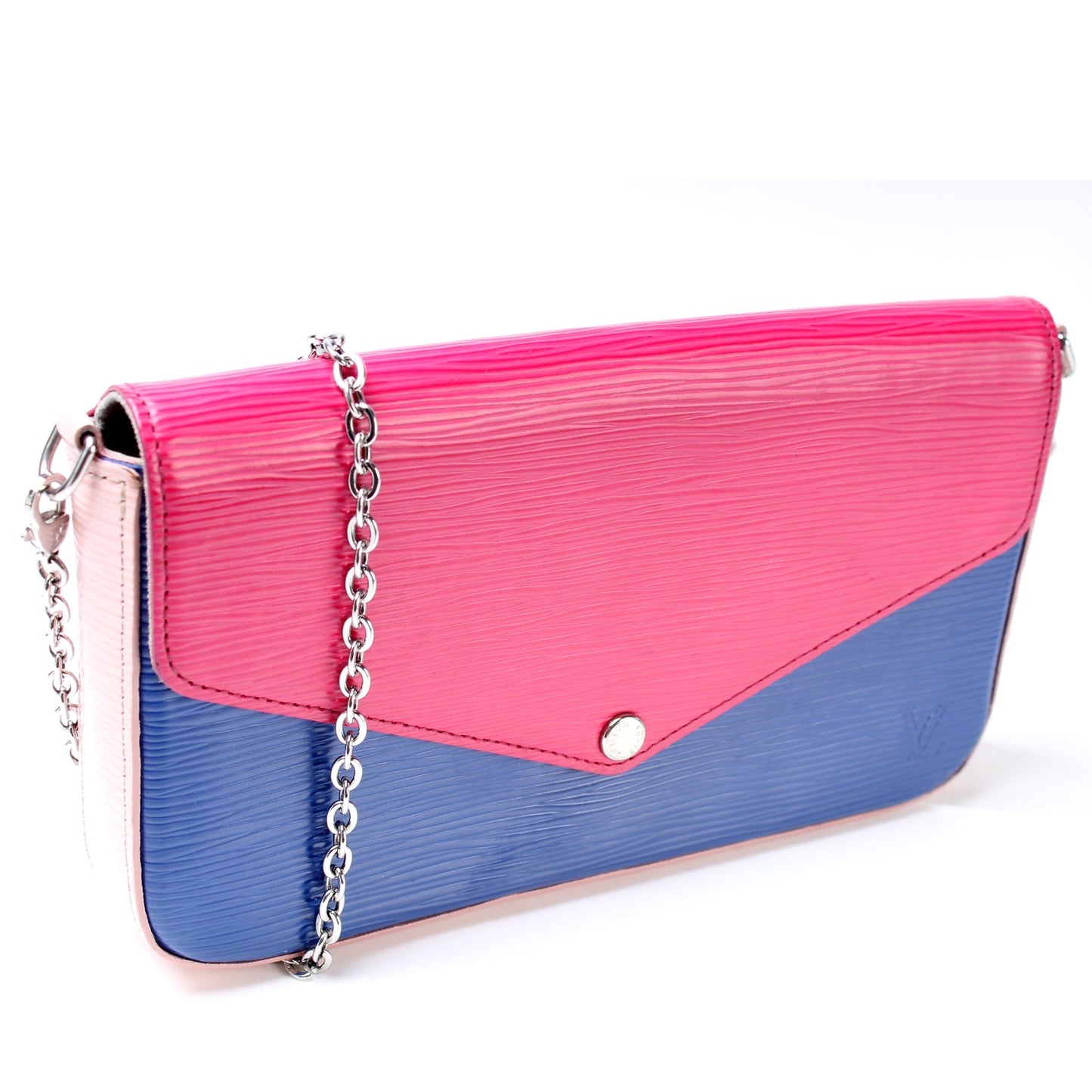 Louis Vuitton Pochette Felicie Epi Clutch Bag Epi 9