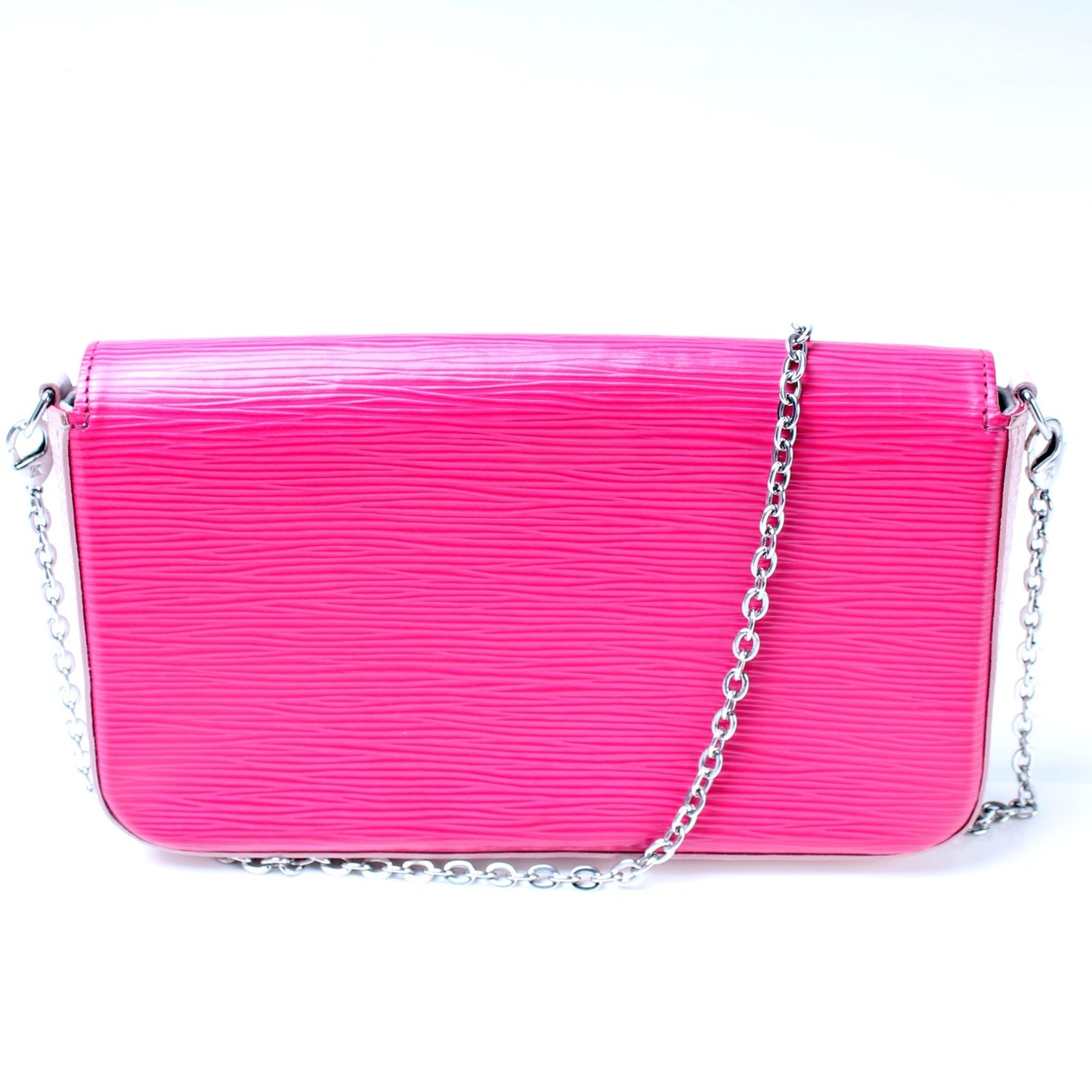 Louis Vuitton Pochette Felicie Epi Clutch Bag Epi 9