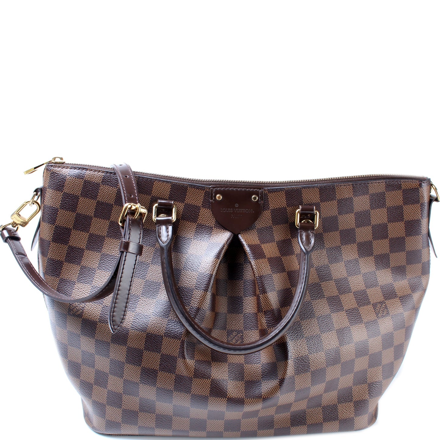Louis Vuitton Siena Ebene GM Damier Handbag