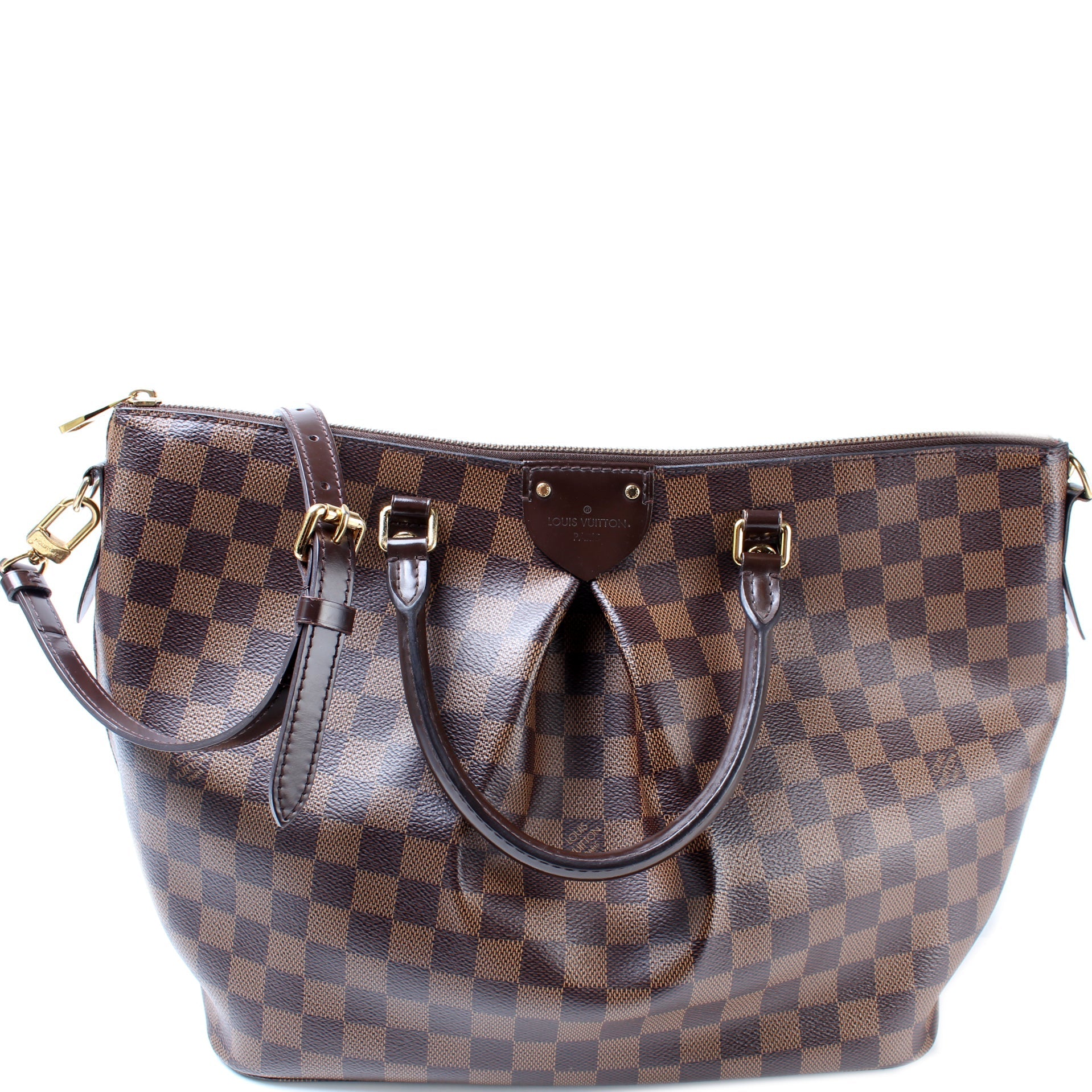 Louis Vuitton Siena Ebene GM Damier Handbag