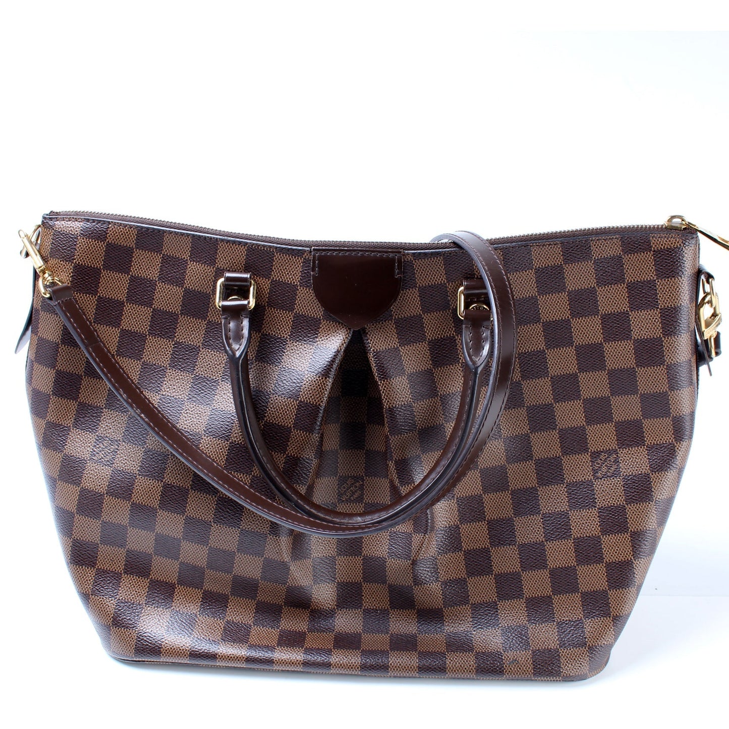 Louis Vuitton Siena Ebene GM Damier Handbag