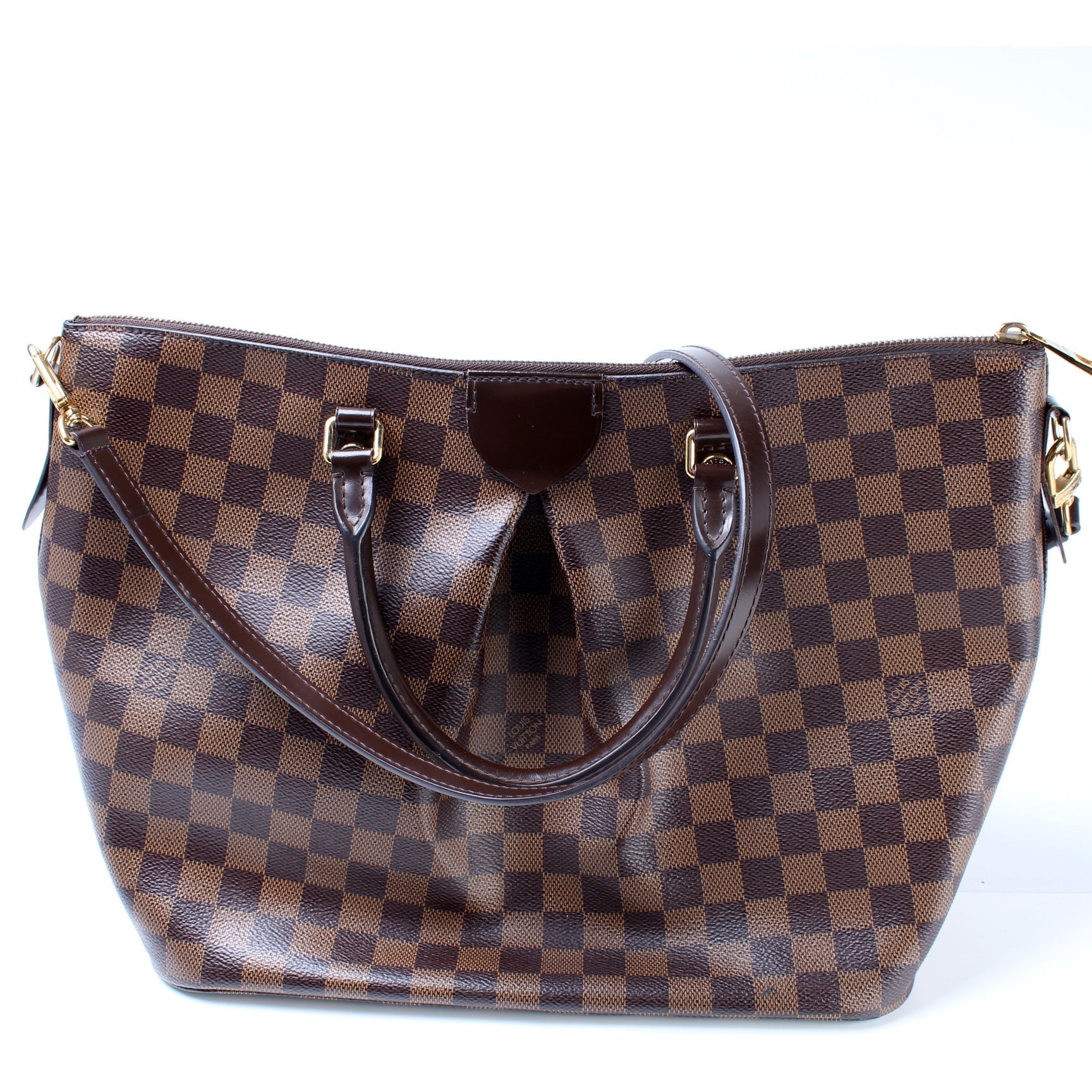Louis Vuitton Siena Ebene GM Damier Handbag
