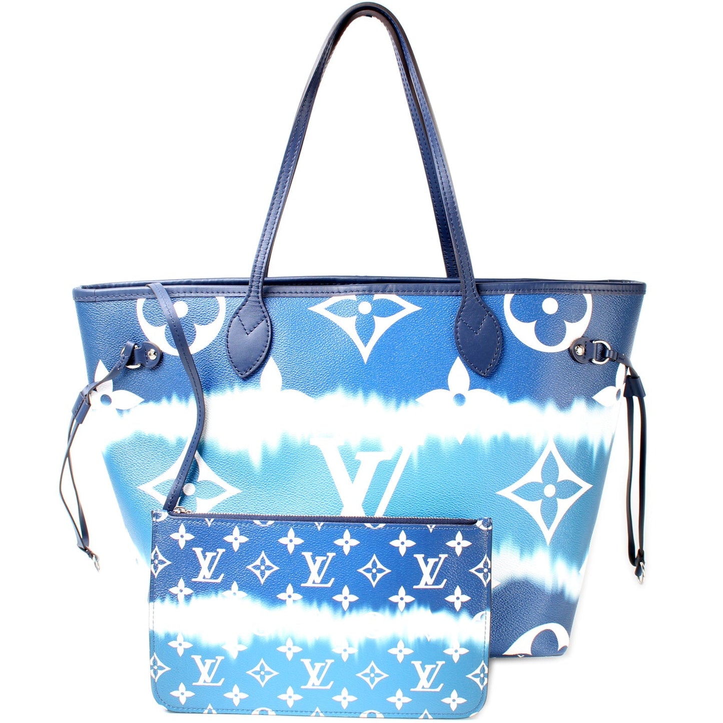 Louis Vuitton Neverfull MM Escale w Wallet Case