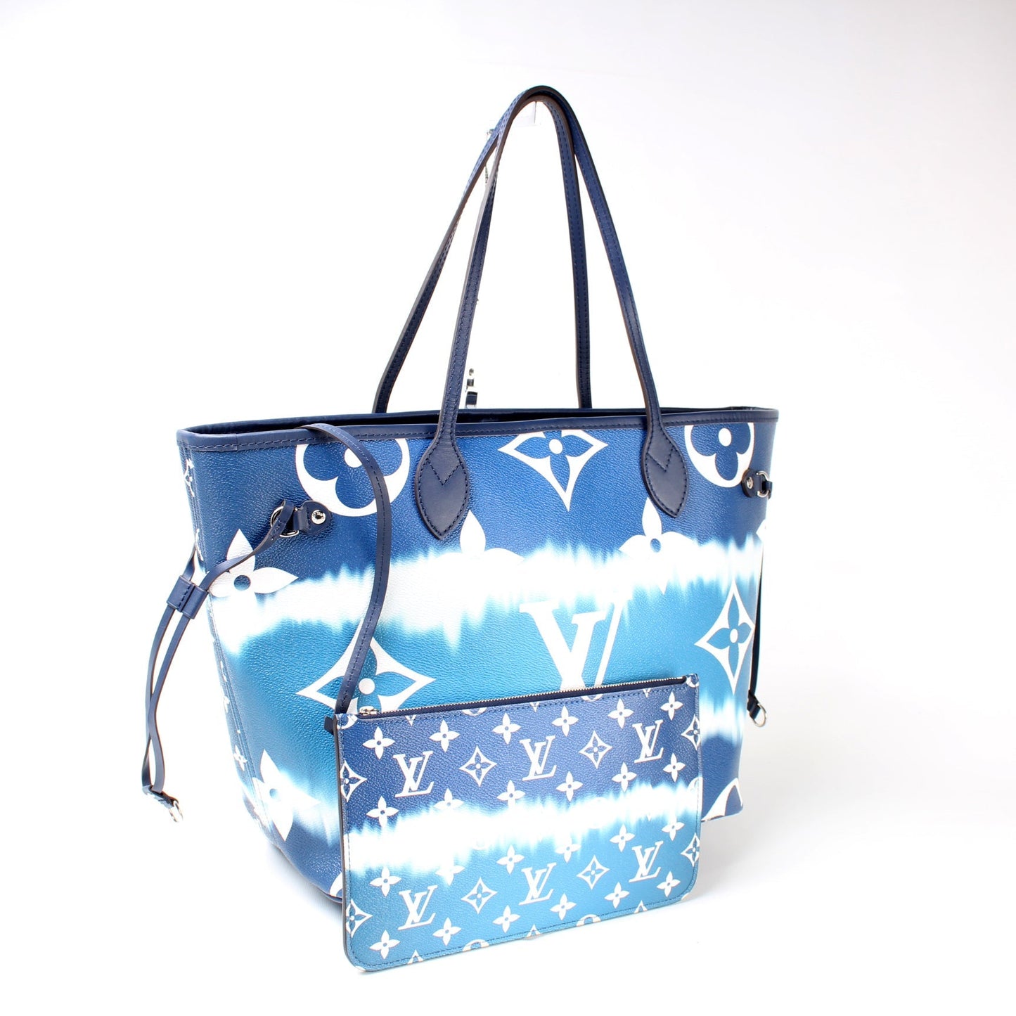 Louis Vuitton Neverfull MM Escale w Wallet Case