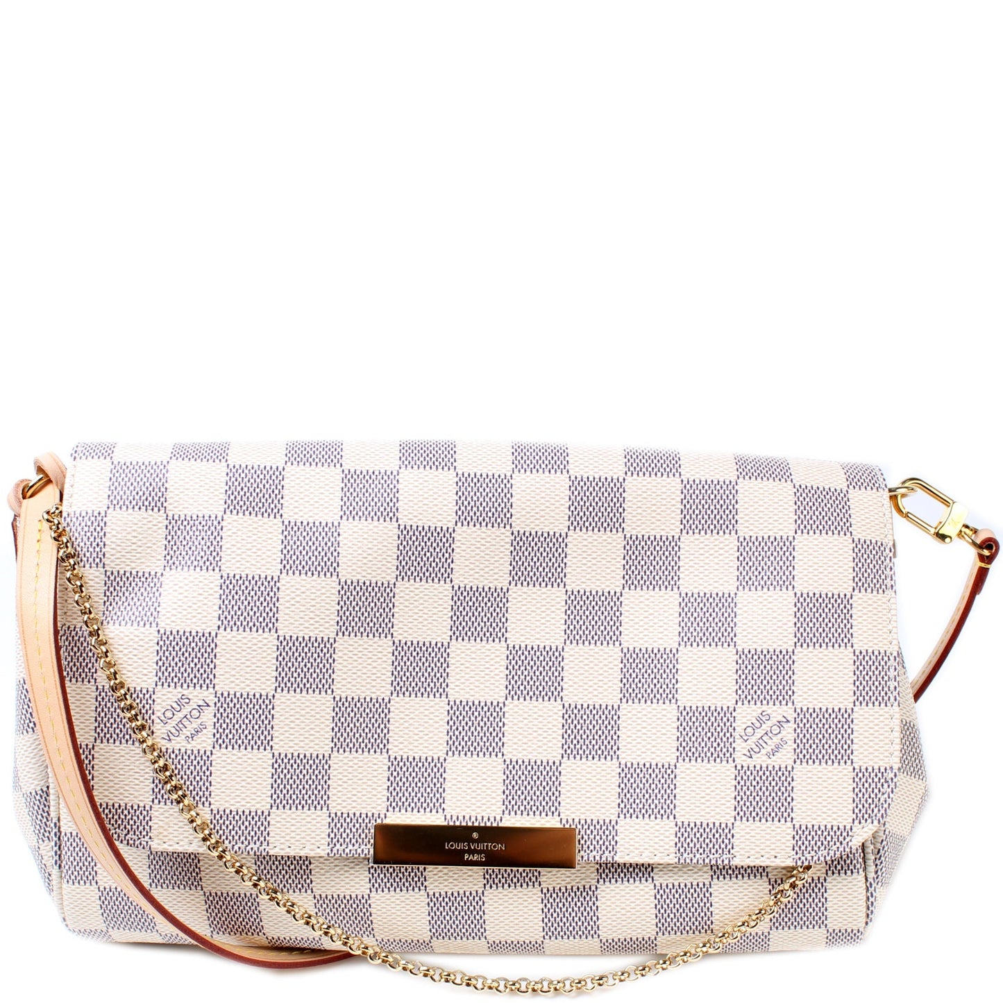 Louis Vuitton Favorite MM Azur Damier Handbag Azur 15
