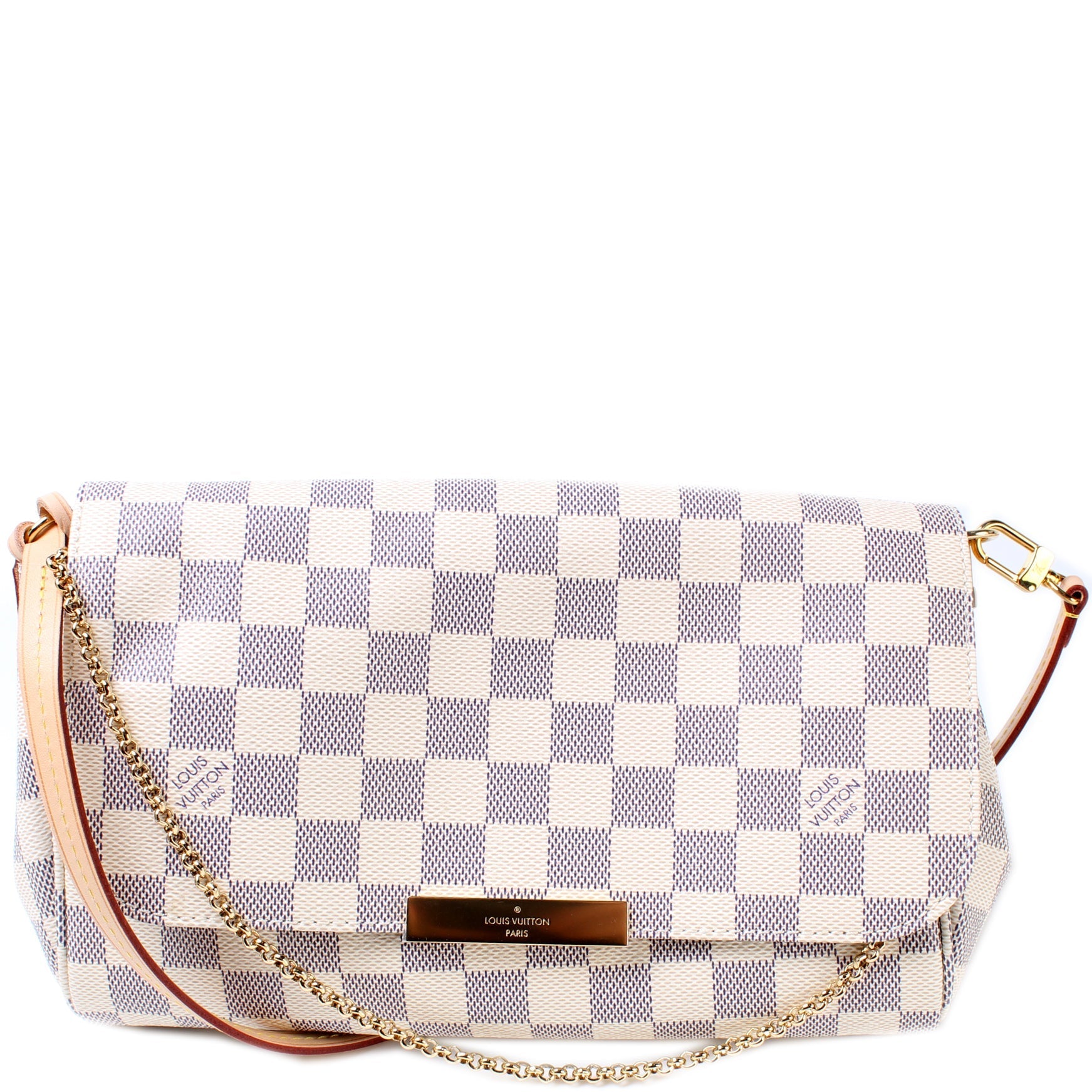 Louis Vuitton Favorite MM Azur Damier Handbag Azur 15