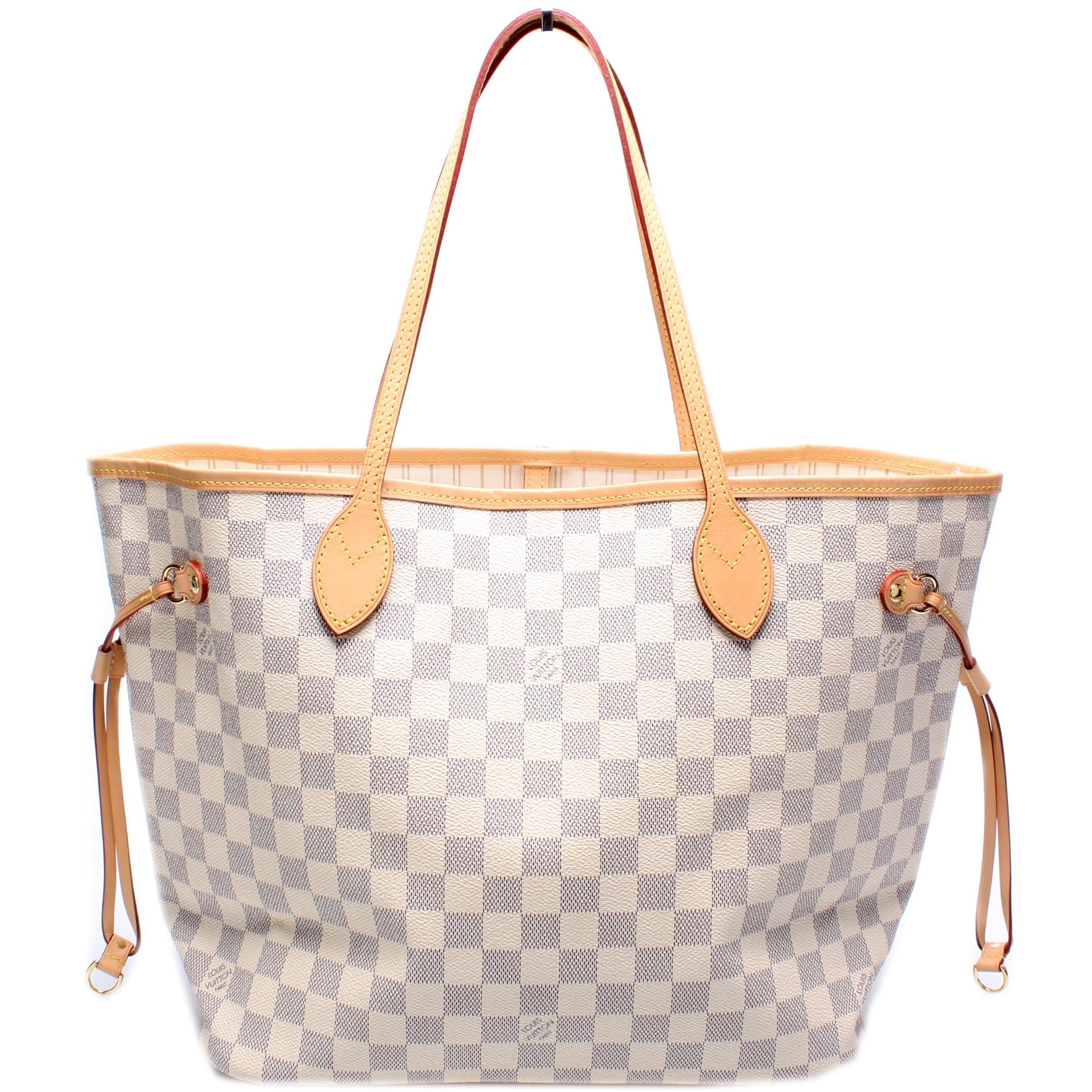 Louis Vuitton Neverfull MM Azur Damier Tote Bag Azur 88