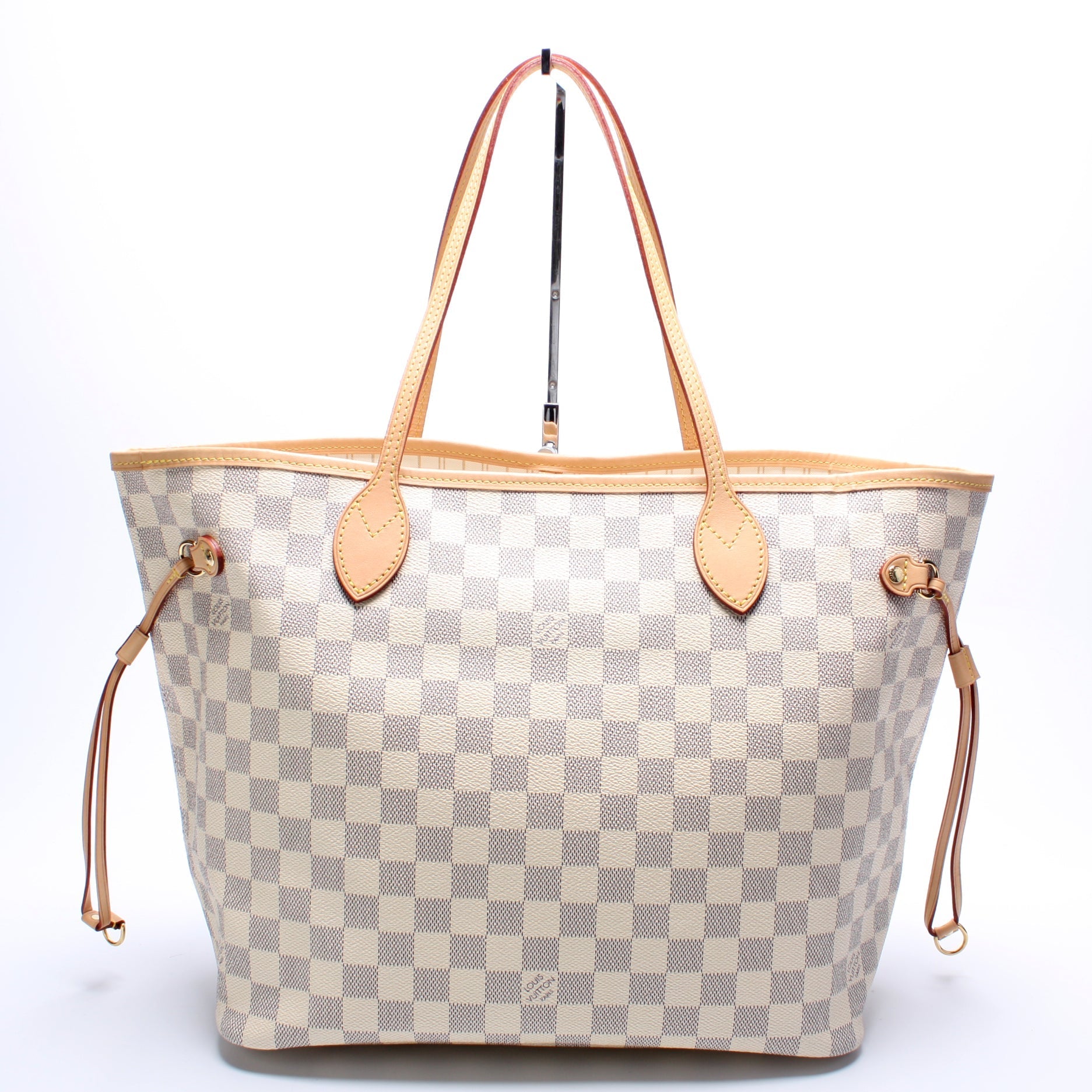 Louis Vuitton Neverfull MM Azur Damier Tote Bag Azur 88