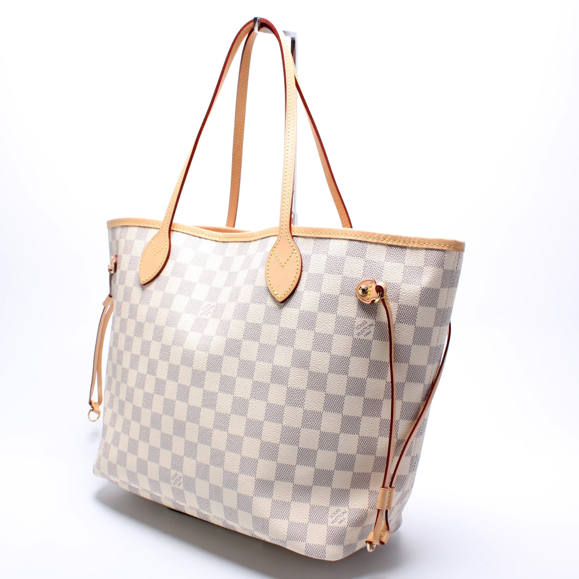 Louis Vuitton Neverfull MM Azur Damier Tote Bag Azur 87