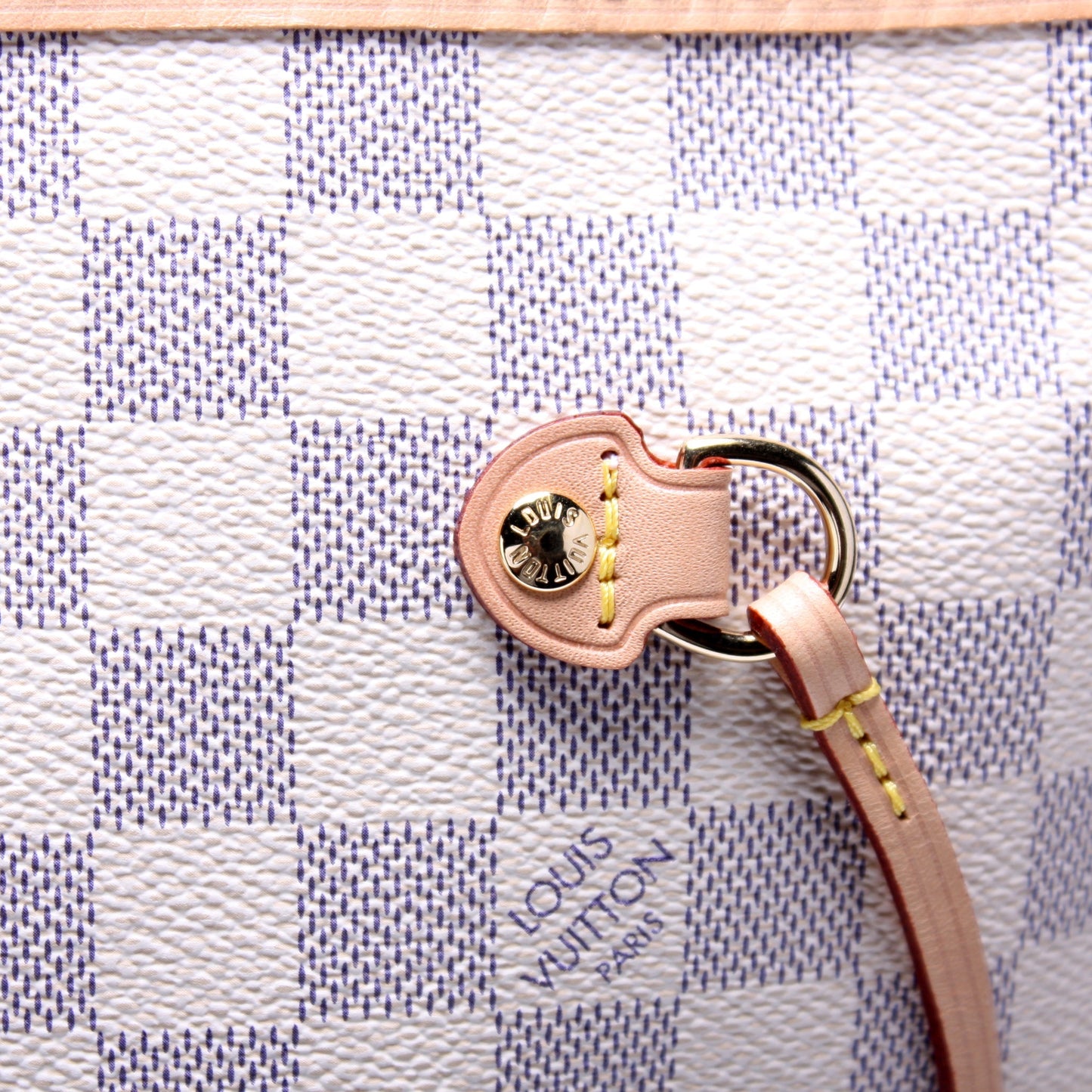 Louis Vuitton Neverfull MM Azur Damier Tote Bag Azur 87