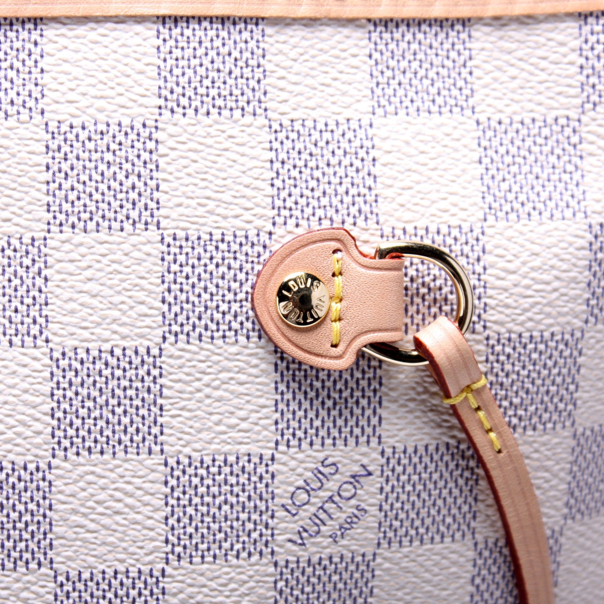 Louis Vuitton Neverfull MM Azur Damier Tote Bag Azur 87